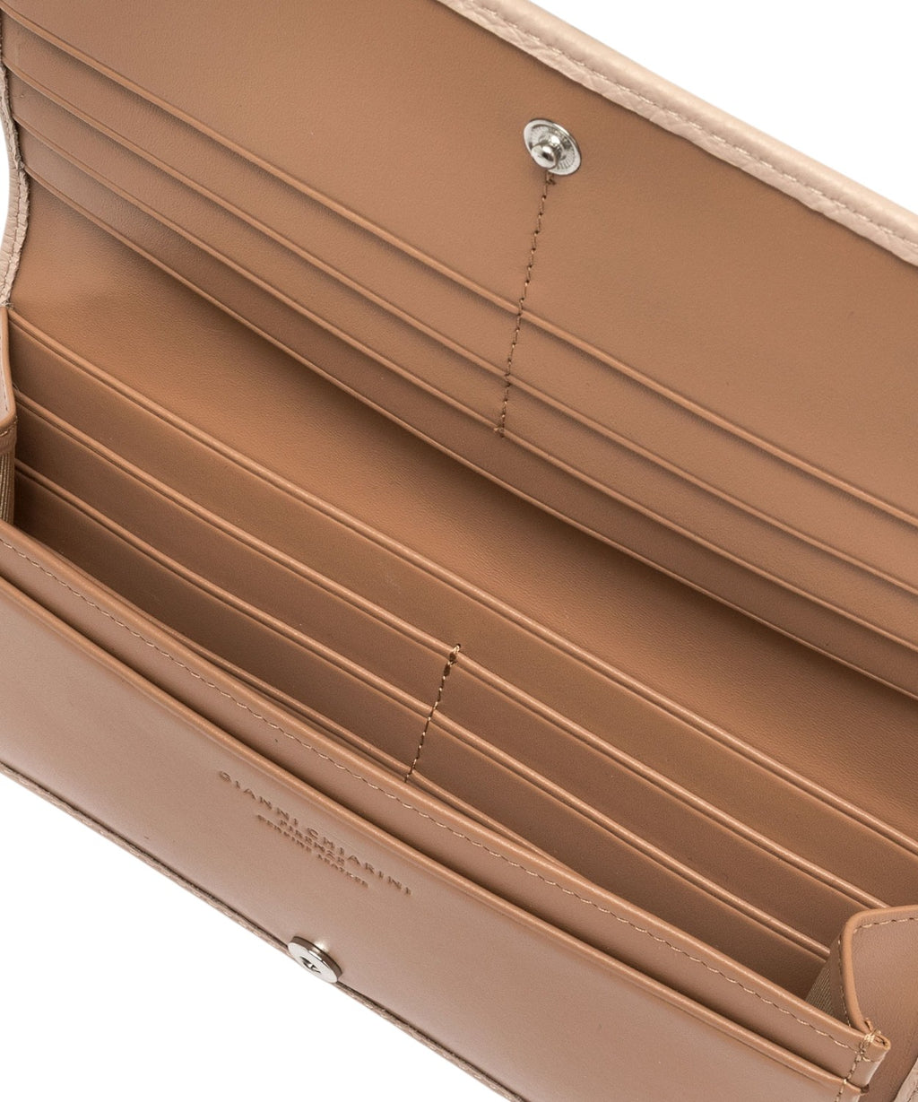 Gianni Chiarini Bubble Leather Wallet with Button