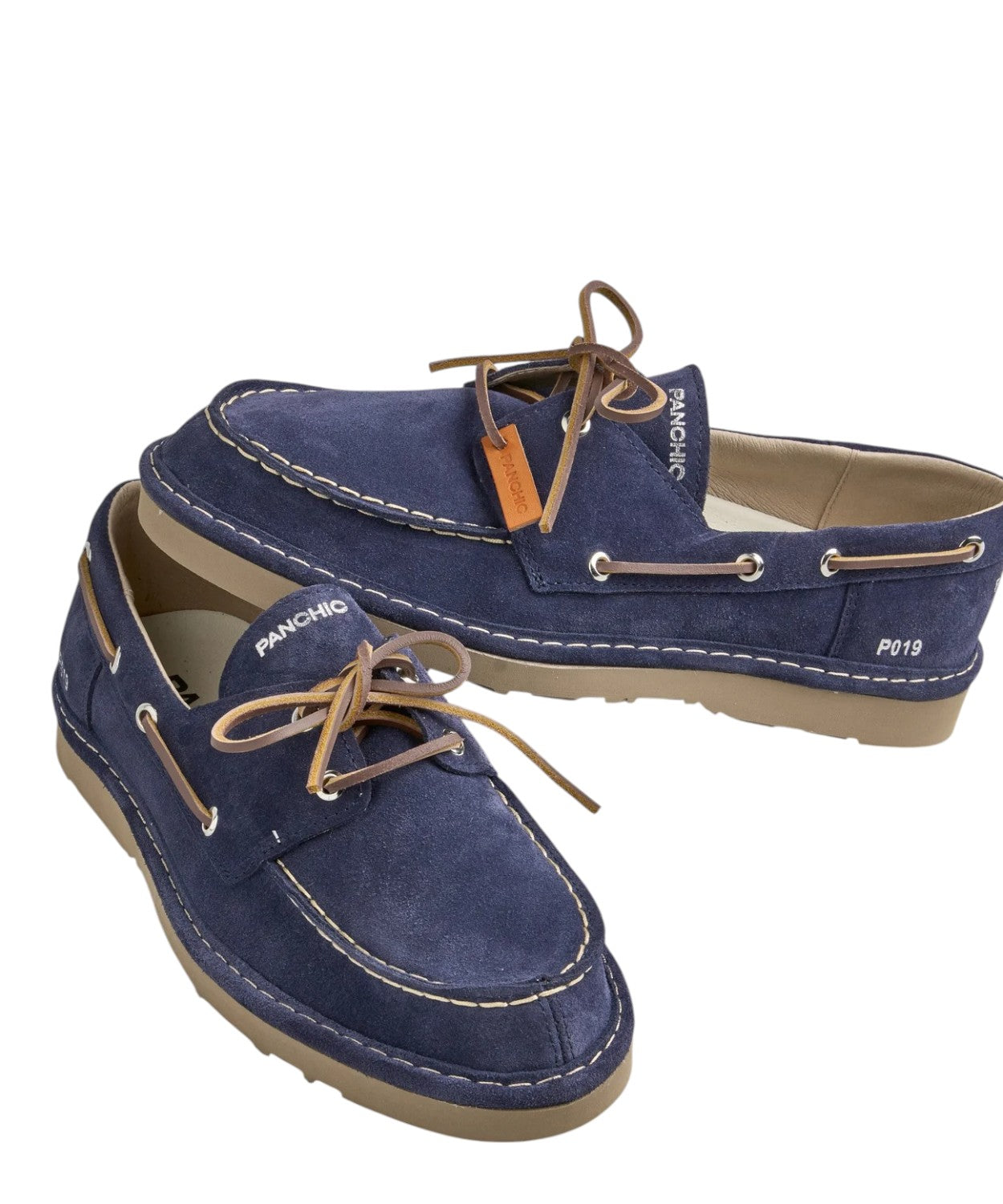 Men's P019 Lace-Up Shoes in Suede