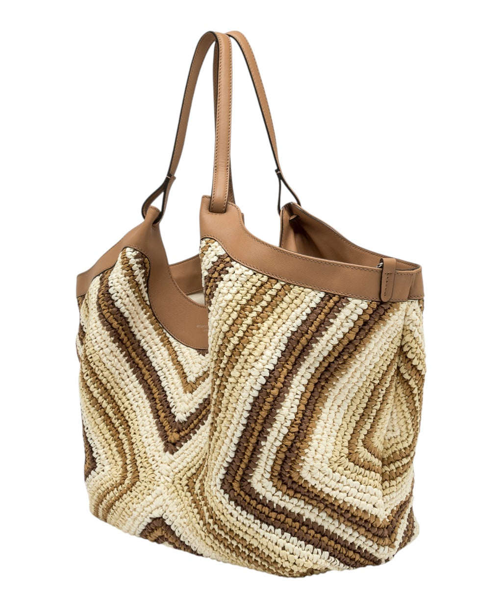 DUA Gianni Chiarini Woven Straw Bag
