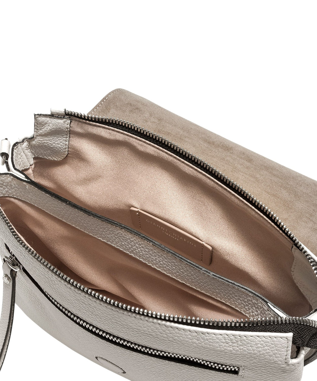 Gianni Chiarini Three Hammered Leather Bag