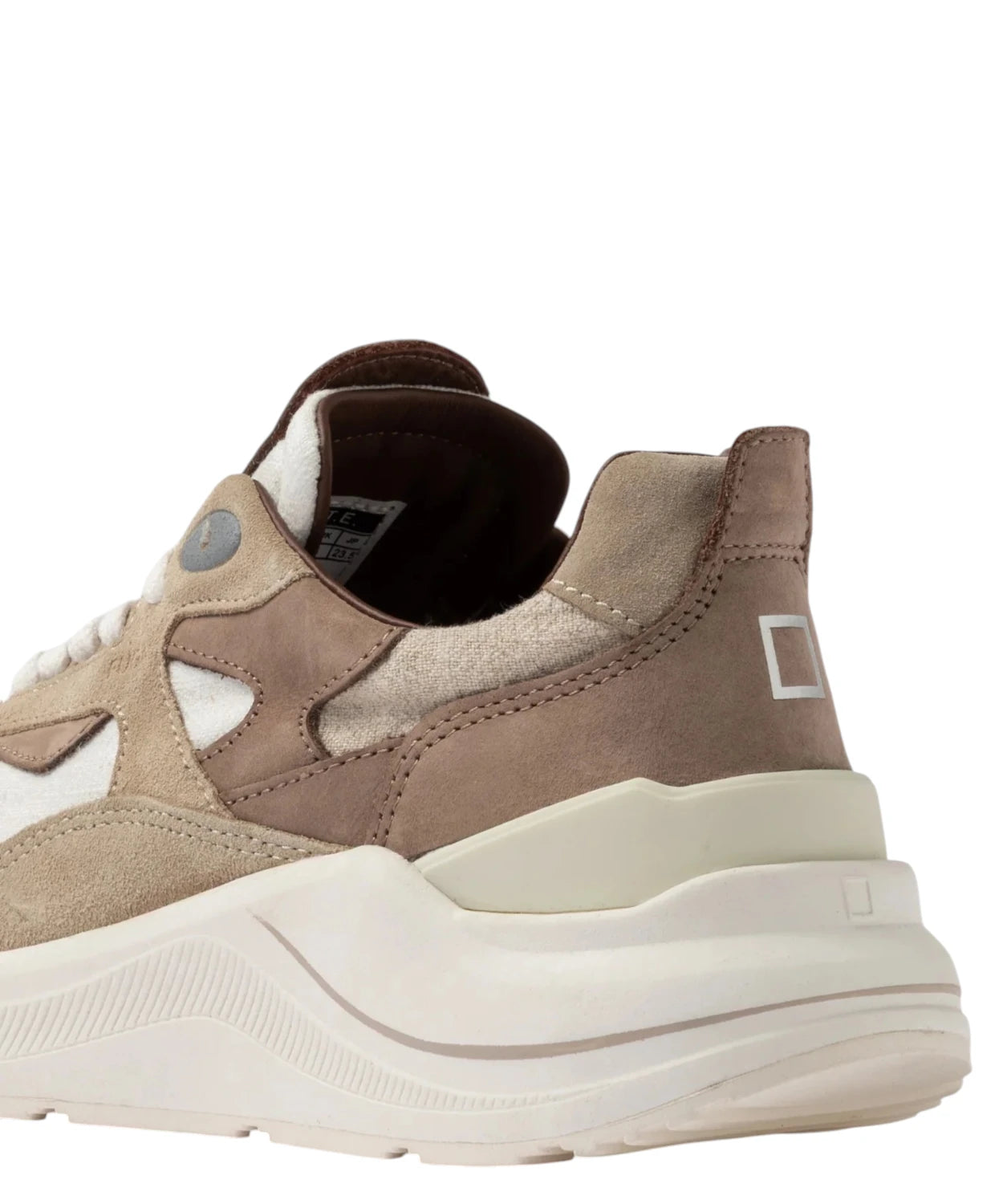 Sneakers D.A.T.E. Fuga Linen con Lacci Charm