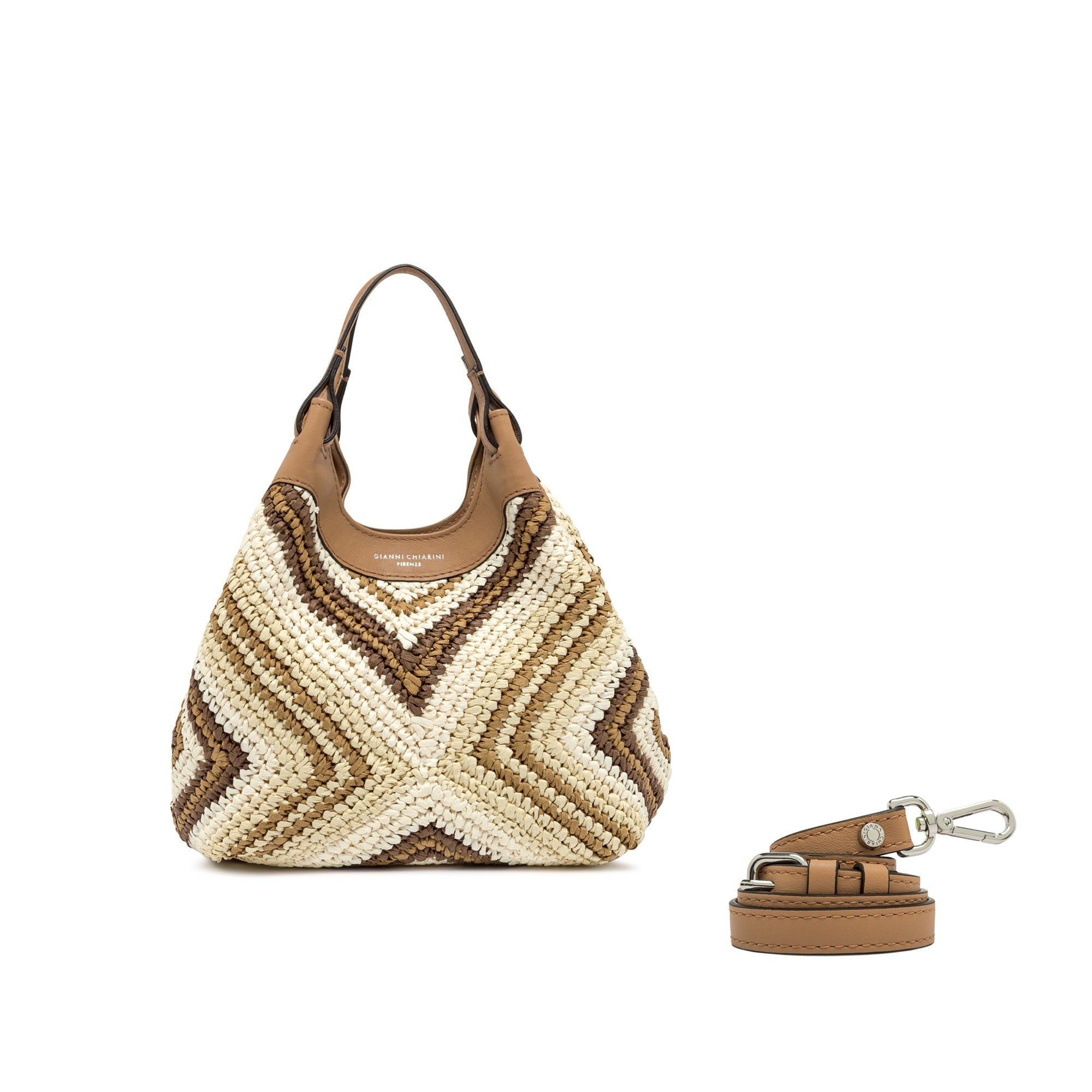 Borsa Paglia Intrecciata Gianni Chiarini DUA Mini