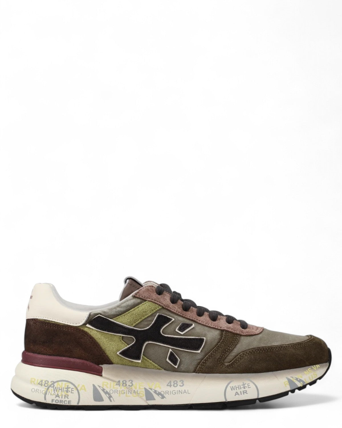 Sneakers Mick 7717 - Comfort e Design Moderno in pelle e suede multicolore, vista laterale sinistra, perfette per look casual invernali.