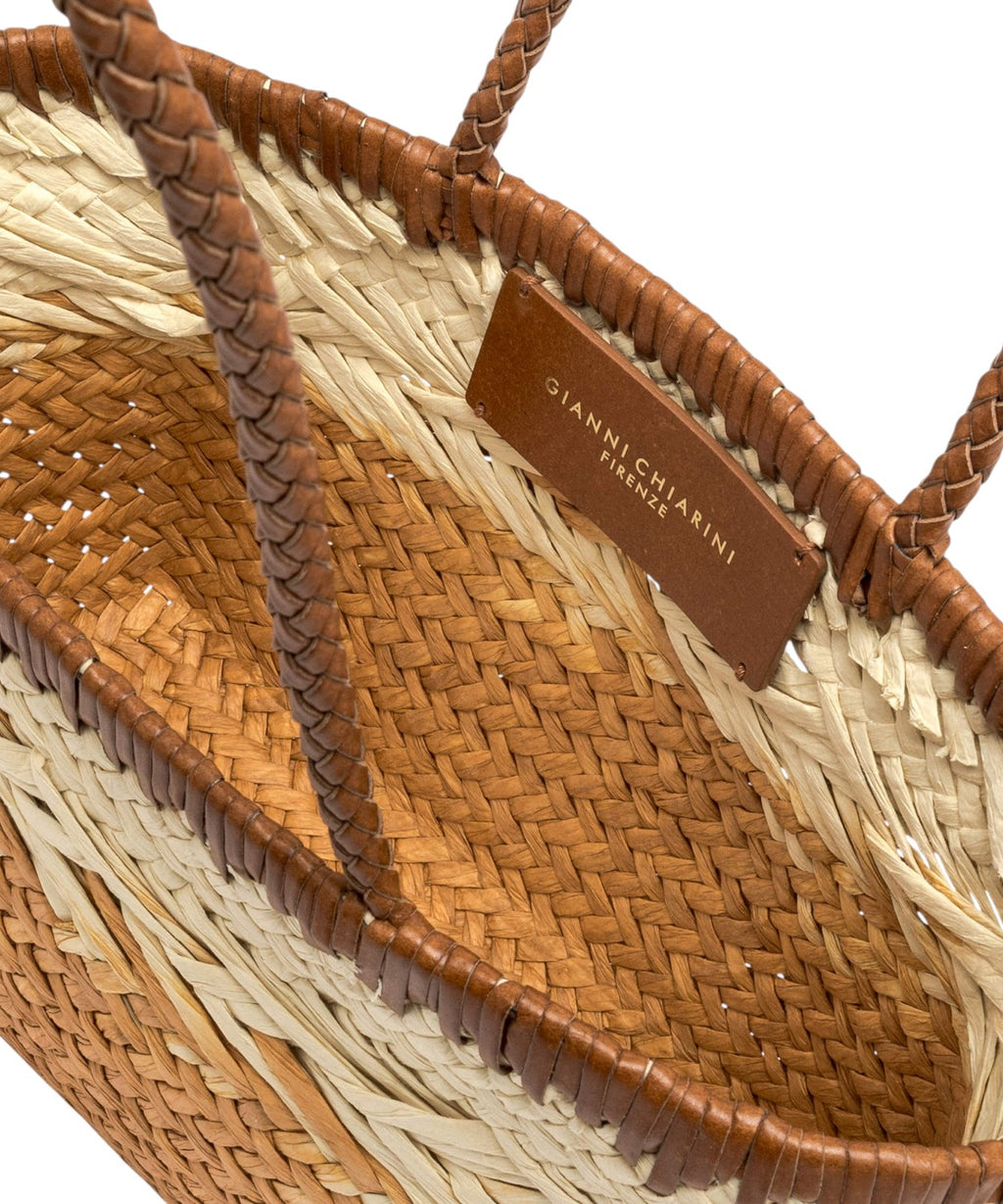 Borsa Estiva Paloma in natuurlijke stro Gianni Chiarini