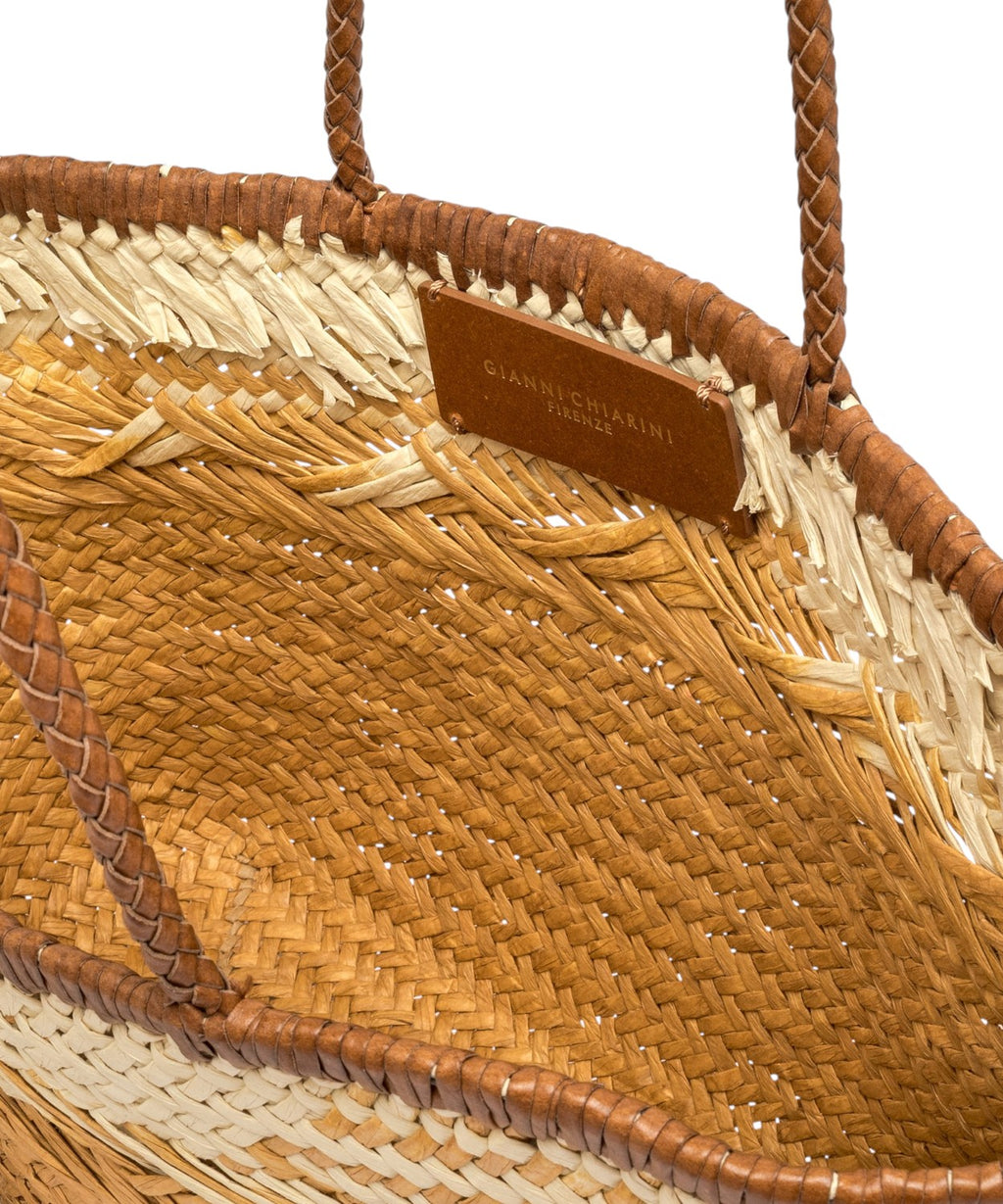 Gianni Chiarini Paloma Woven Straw Bag