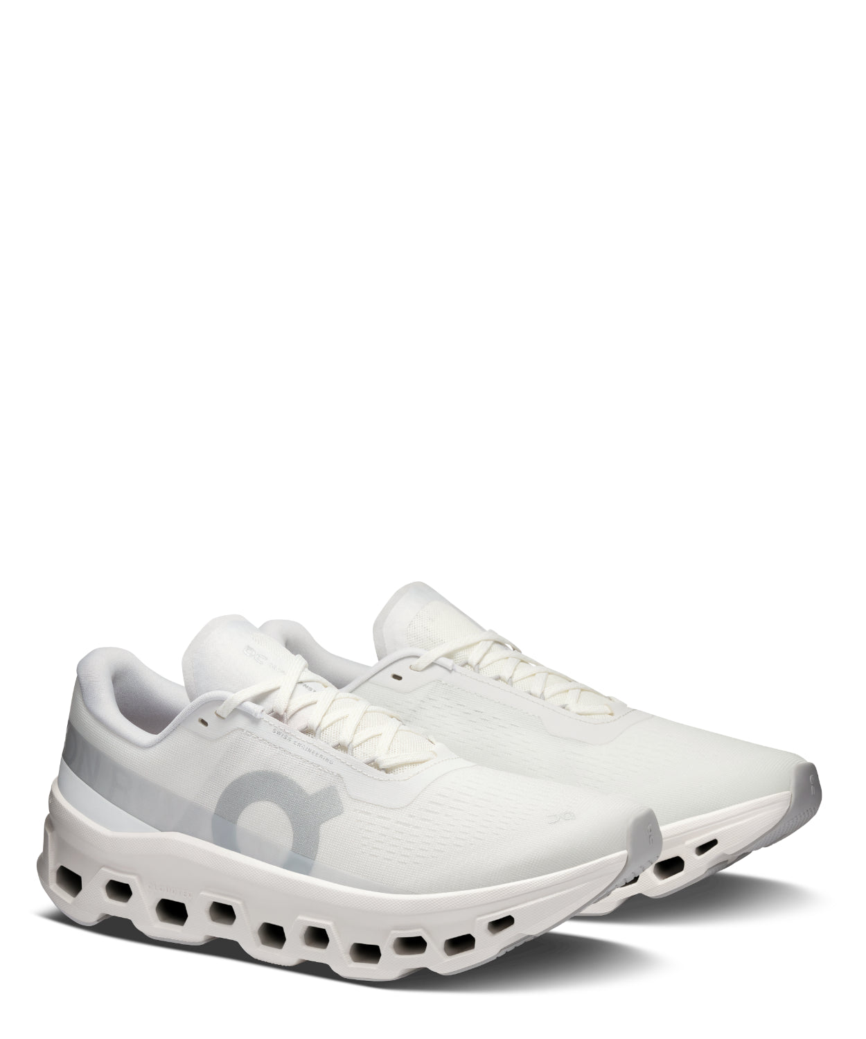 On Cloudmonster 1 White Sneakers with CloudTec®