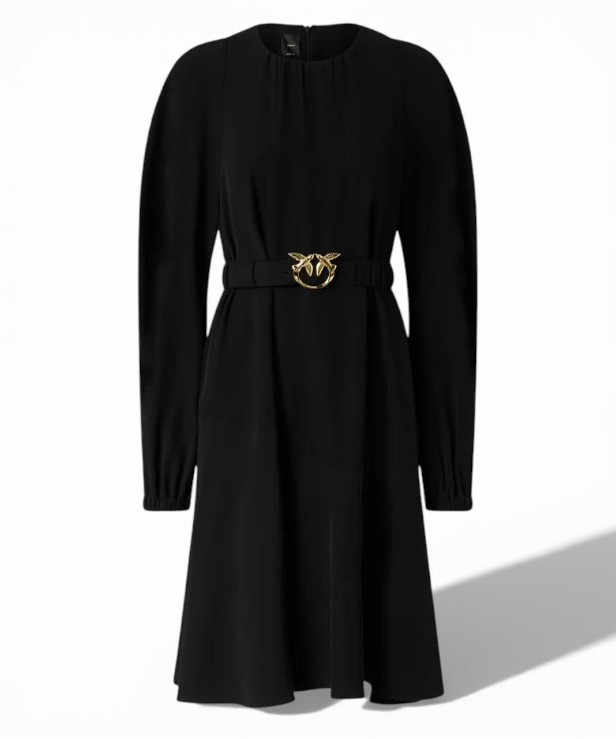 Abito longuette con cintura Love Birds elegante