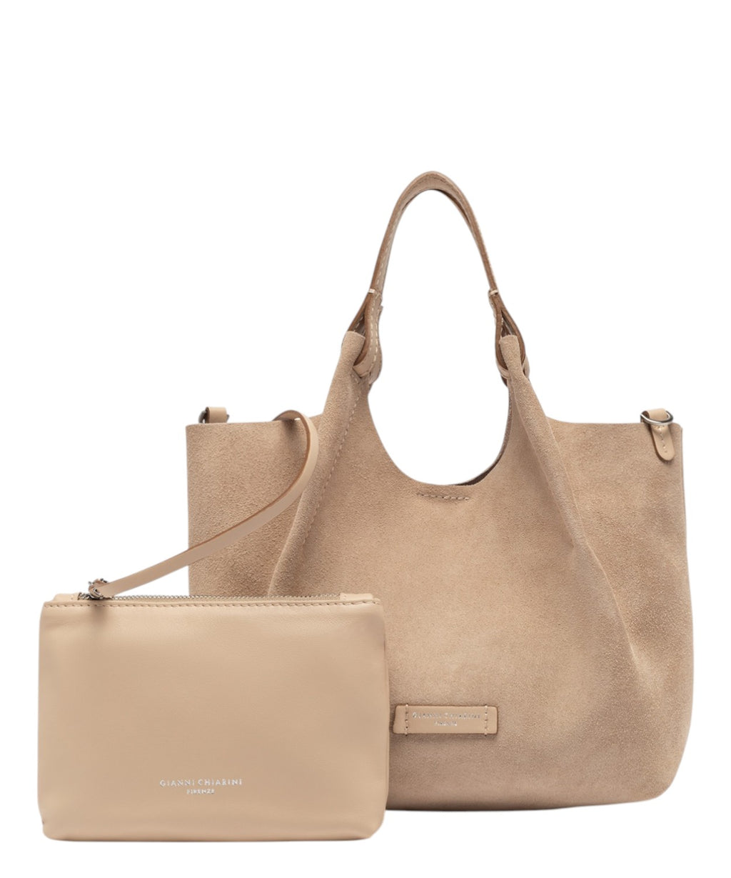 Gianni Chiarini DUA Mini Suede Leather Bag