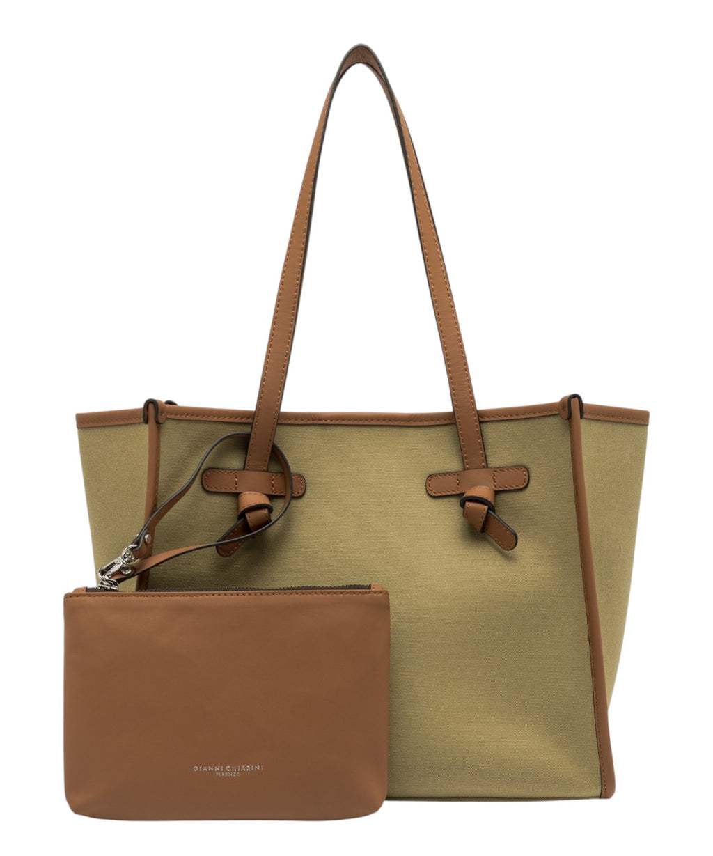 Gianni Chiarini Marcella Canvas Shoulder Bags
