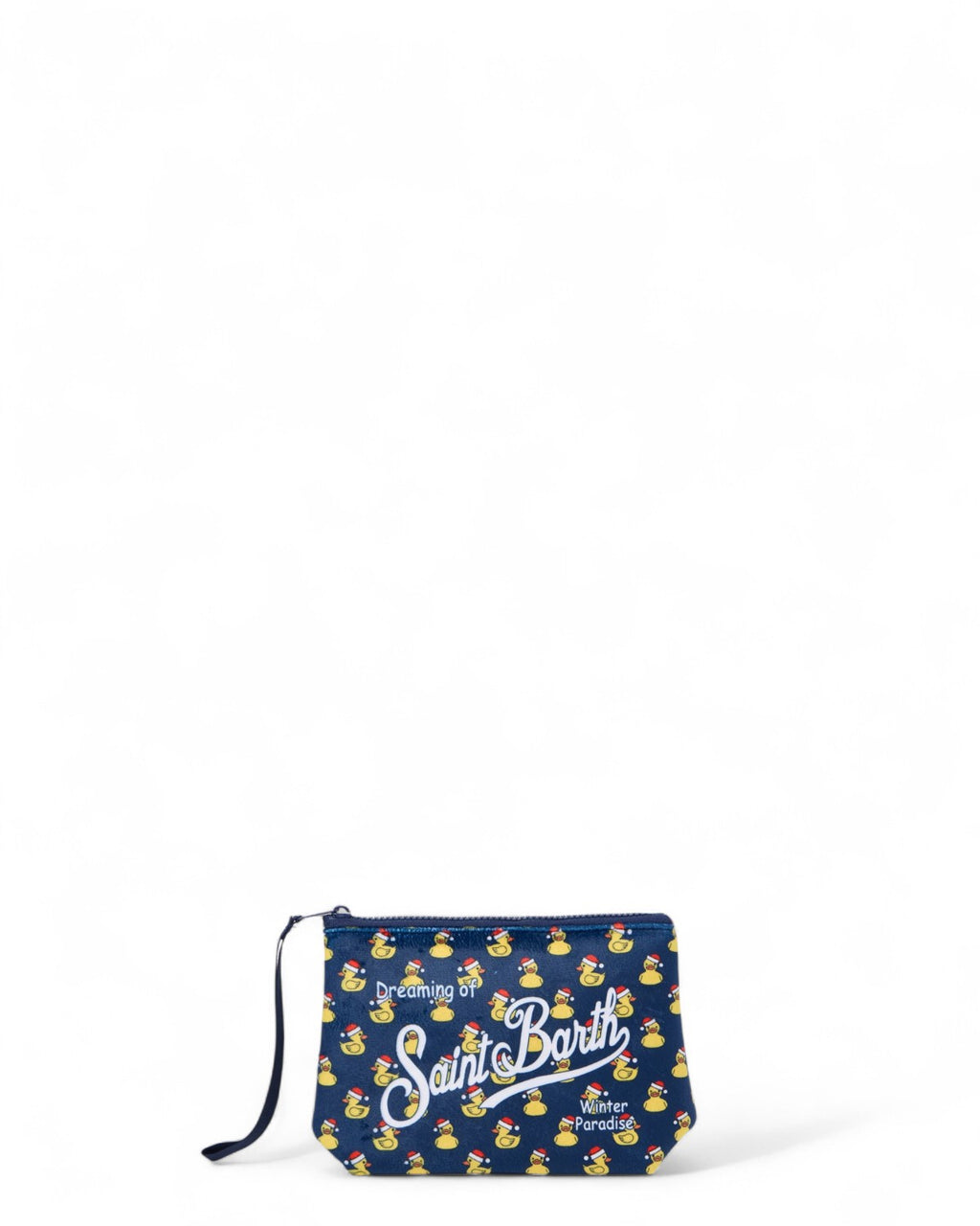 Pochette Aline con stampa logo e zip-Mc2 Saint Barth-Pochette-Vittorio Citro Boutique