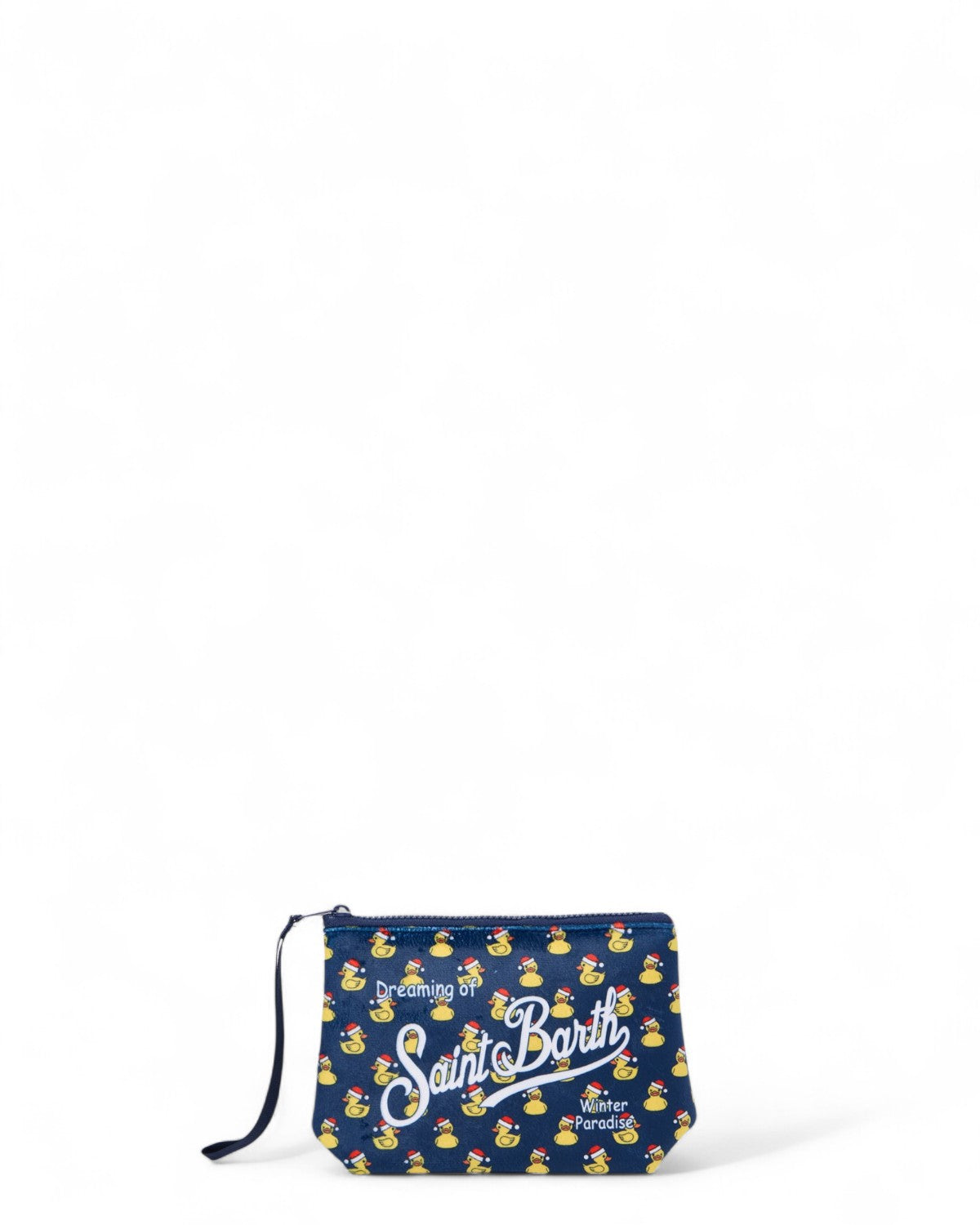 Pochette Aline con stampa logo e zip-Mc2 Saint Barth-Pochette-Vittorio Citro Boutique