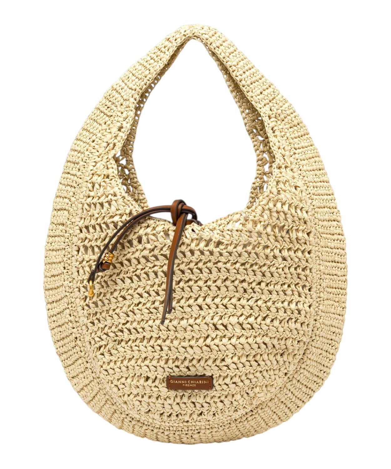Nefeli Hobo Straw Crochet Bag Gianni Chiarini