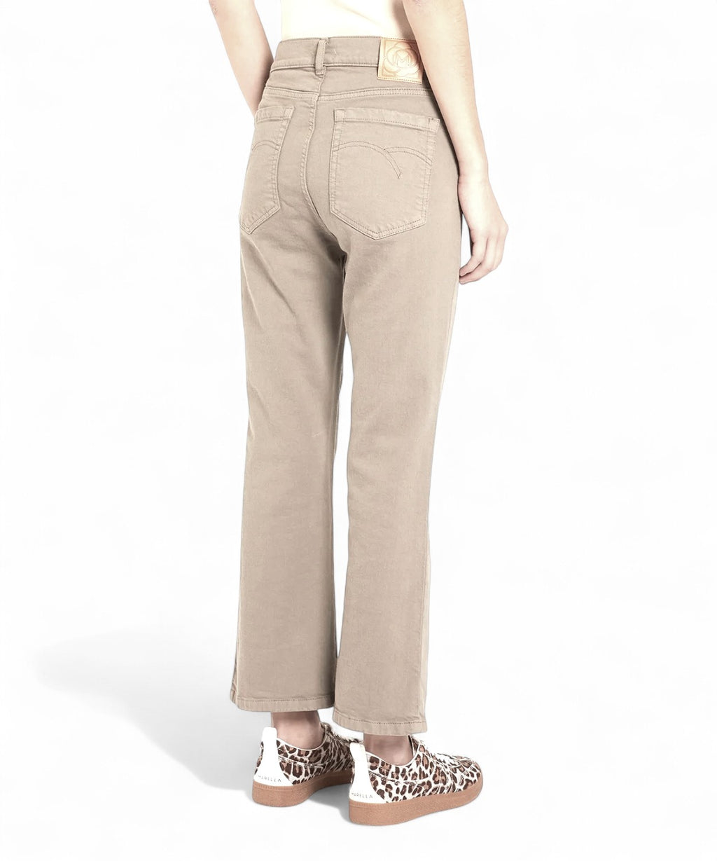 Marella Pantaloni STEFY a Zampa in Cotone Stretch-Marella-Pantaloni-Vittorio Citro Boutique