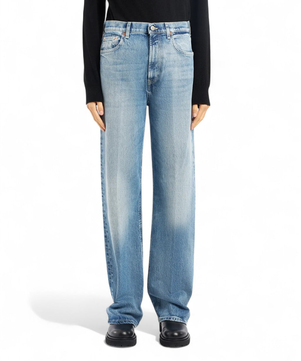 Jeans Francine Wide Leg Denim Stretch-Jeans-Dondup-Vittorio Citro Boutique