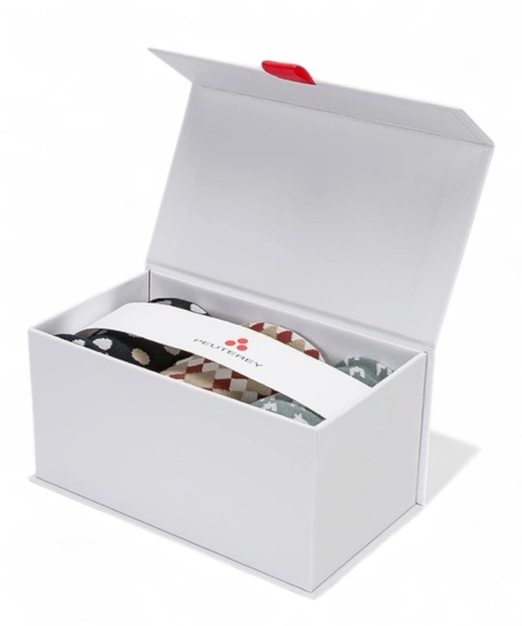 Set di 3 Calzini Fantasia Kit Donatello Print 02 Misto Cotone-Calze e calzini-Peuterey-Vittorio Citro Boutique