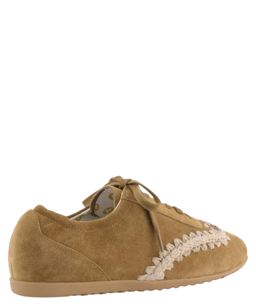 Mou Lace-Up Ballet Sneaker with Suede Laces