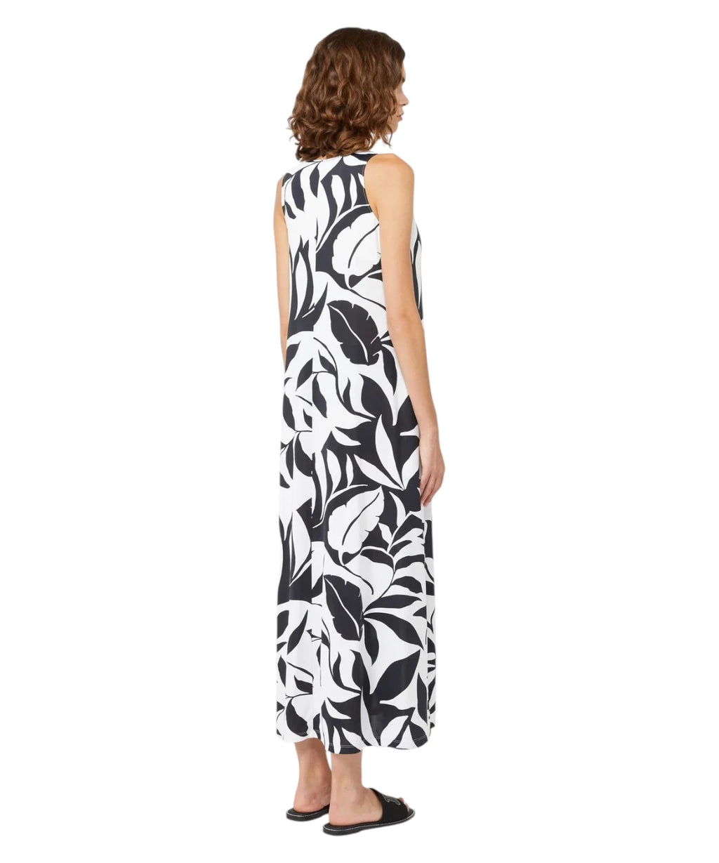Max Mara Midi Dress with Monogram Print
