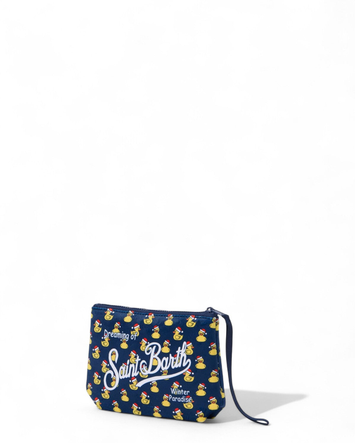 Pochette Aline con stampa logo e zip-Mc2 Saint Barth-Pochette-Vittorio Citro Boutique