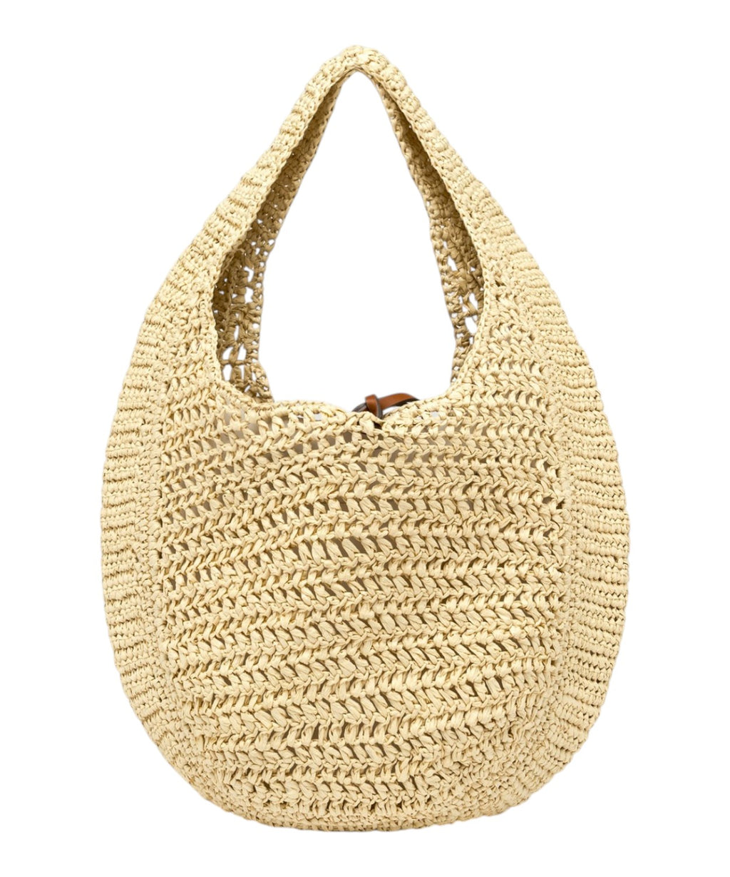 Nefeli Hobo Straw Crochet Bag Gianni Chiarini