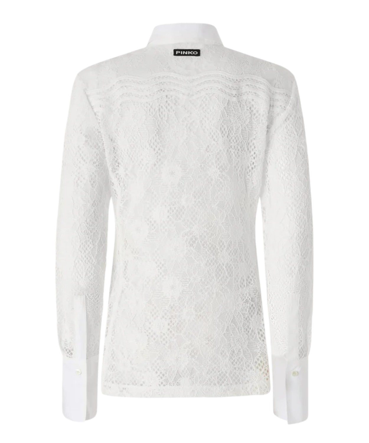 Camicia Pinko Coline in Tulle e Pizzo