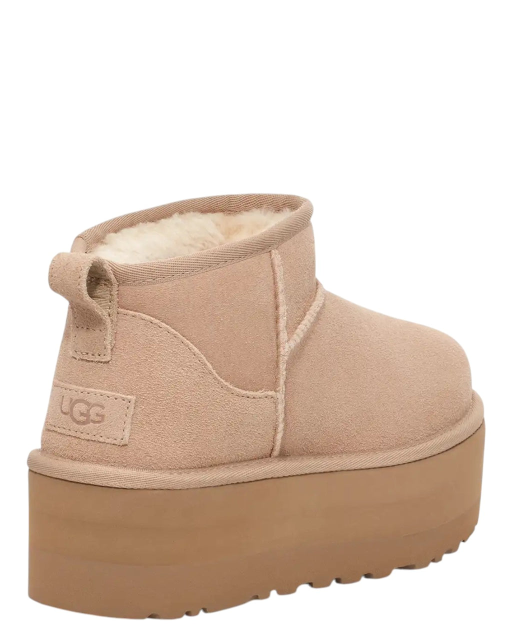 UGG Classic Ultra Mini Platform Boots Sand