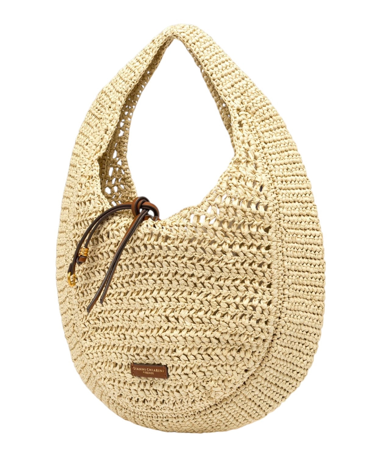 Nefeli Hobo Straw Crochet Bag Gianni Chiarini