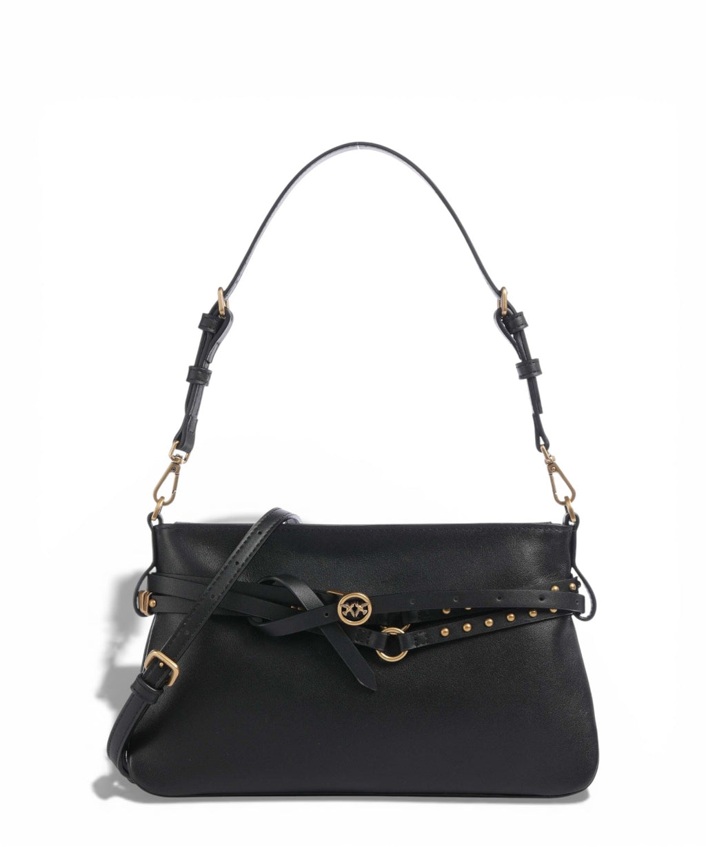 Pinko Belt Mini Shoulder Bag in Leather
