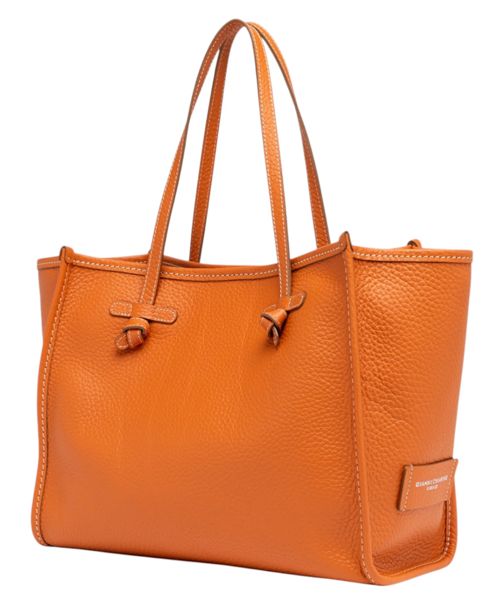 Gianni Chiarini Marcella Shopping Bag in Double Bubble Leather with Pouch