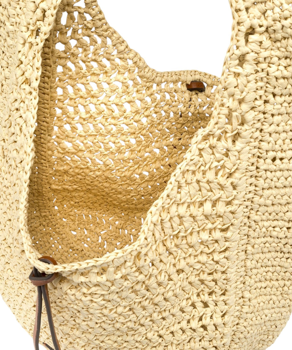 Nefeli Hobo Straw Crochet Bag Gianni Chiarini