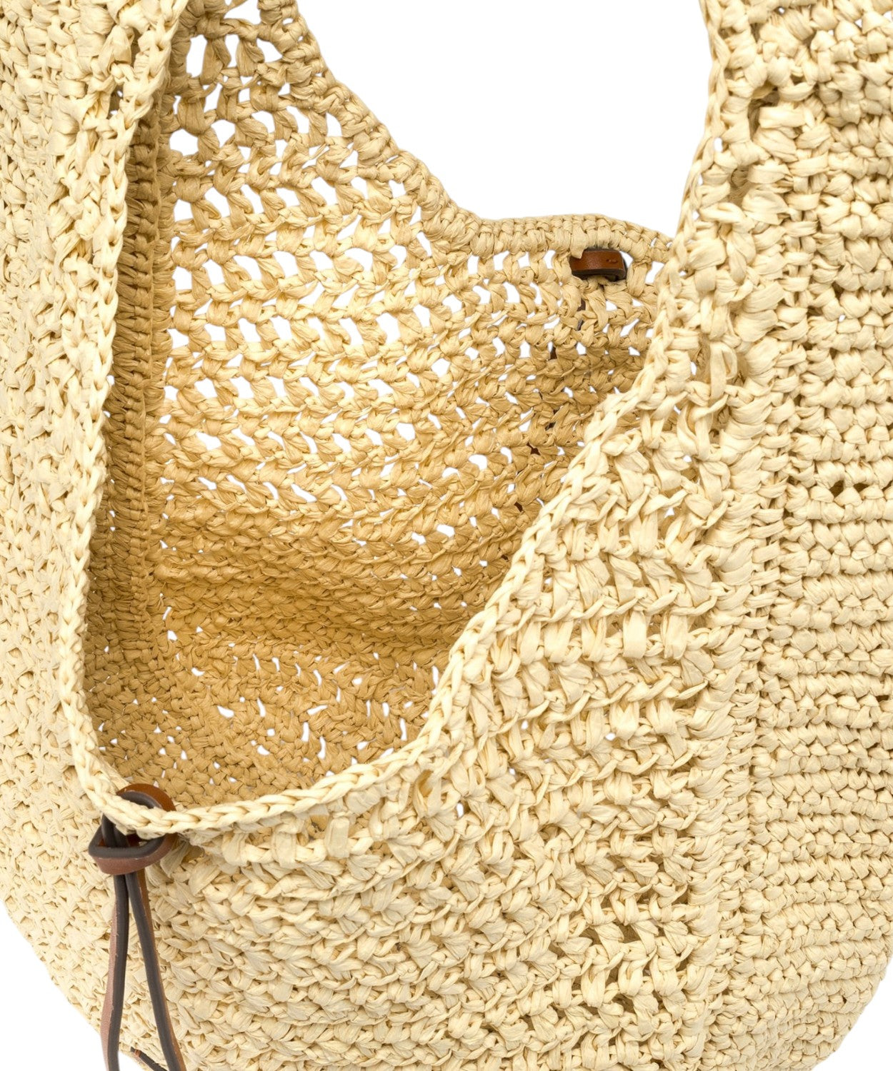 Nefeli Hobo Straw Crochet Bag Gianni Chiarini