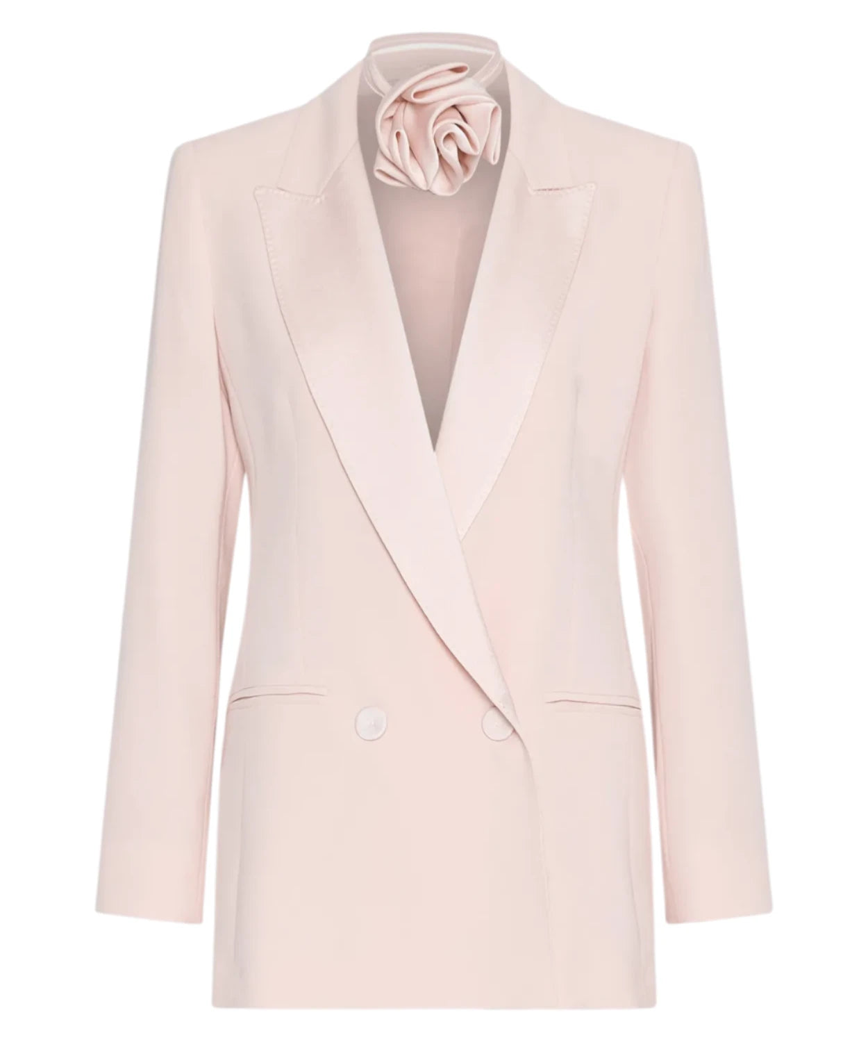 Blazer Marella GIUGNO in Crêpe Envers Satin con Cintura Fiore