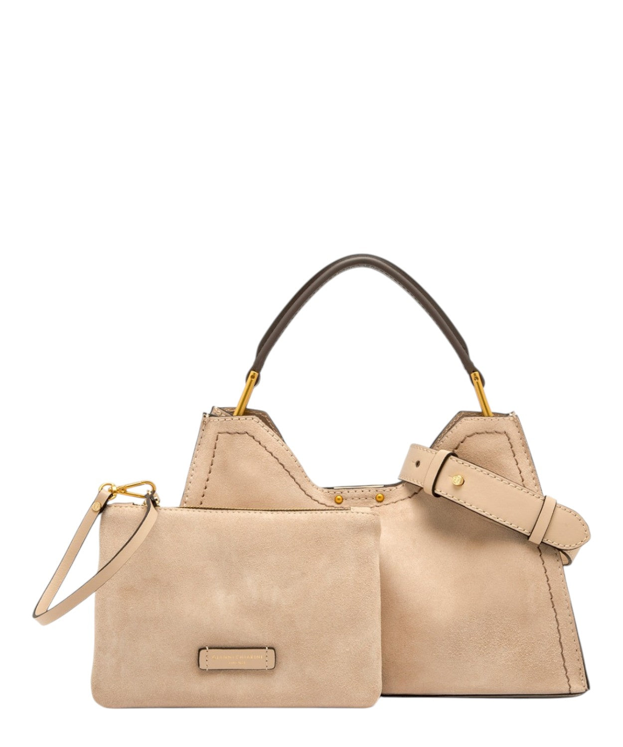 Aurora Gianni Chiarini Bag in Suede Leather