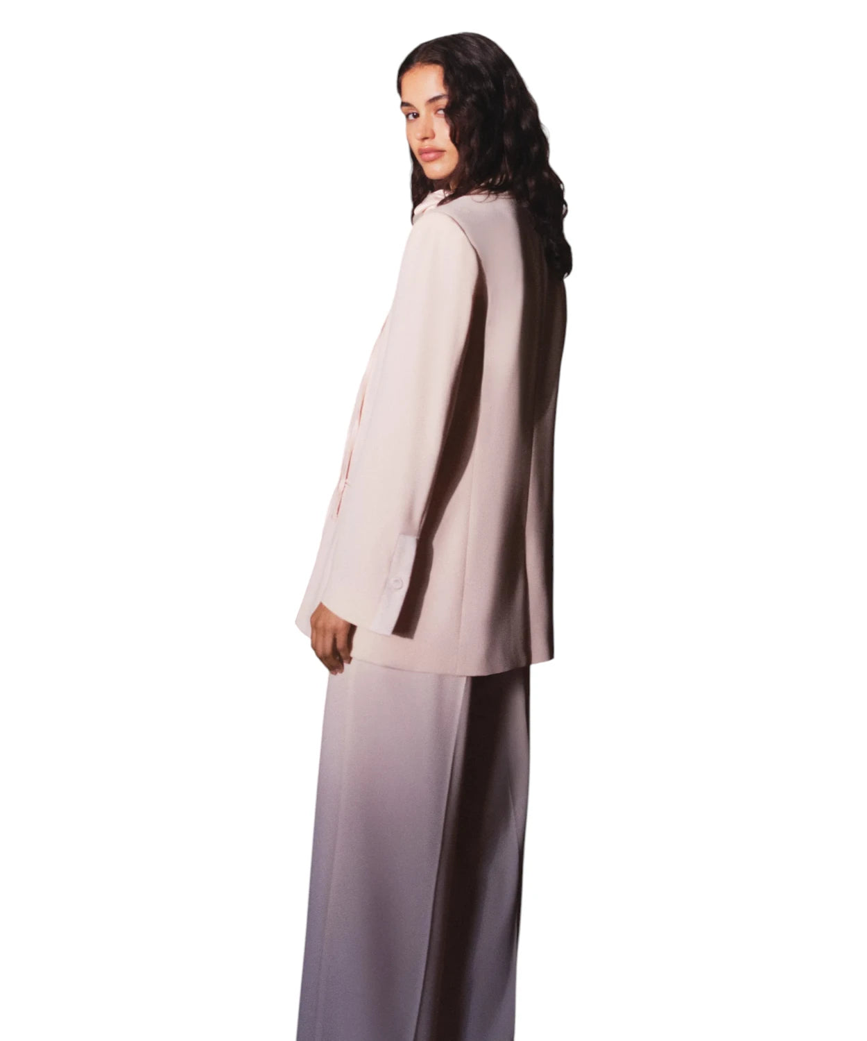 Blazer Marella GIUGNO in Crêpe Envers Satin con Cintura Fiore