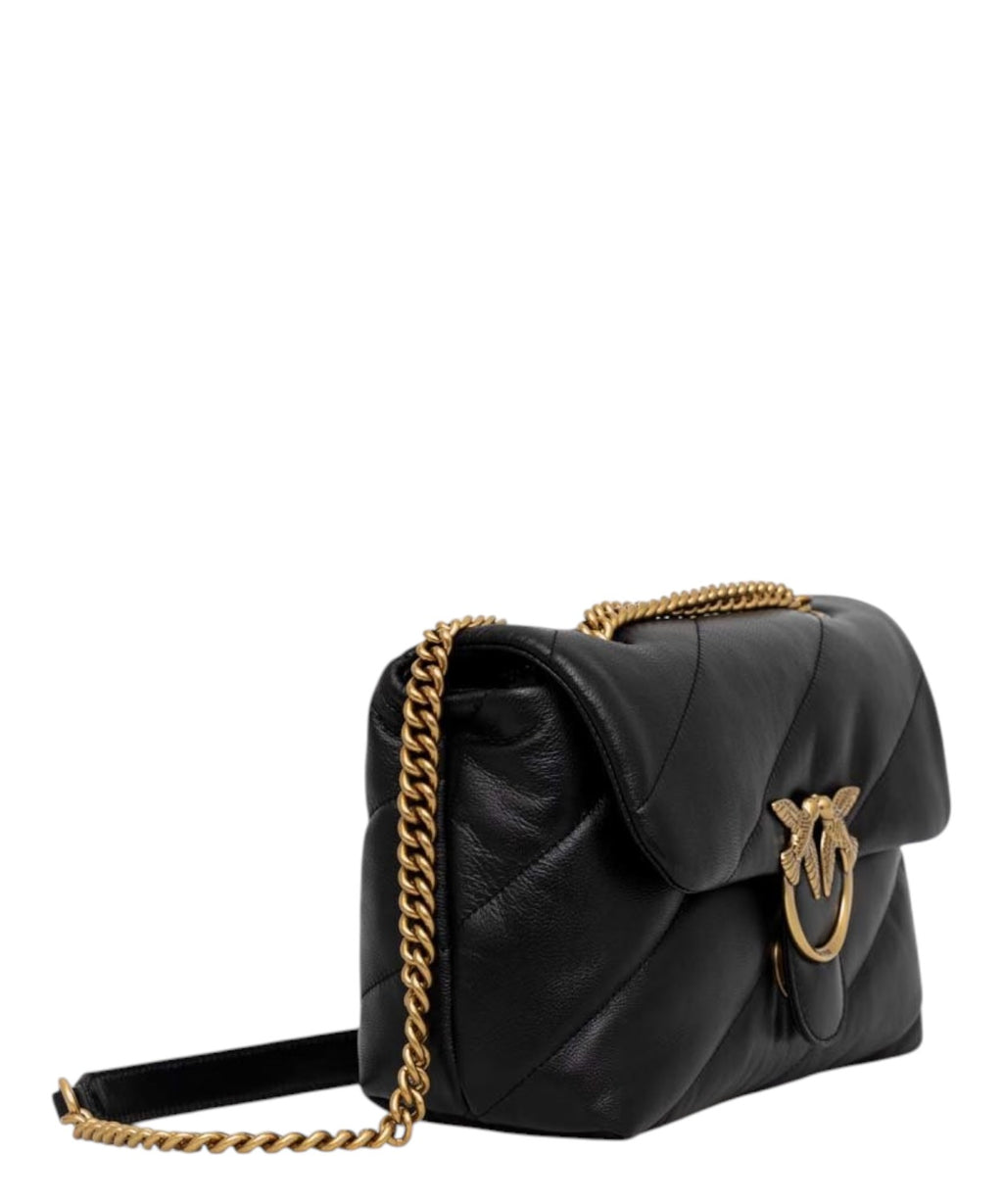 Love Bag Puff Quilted Nappa Leather with Chain