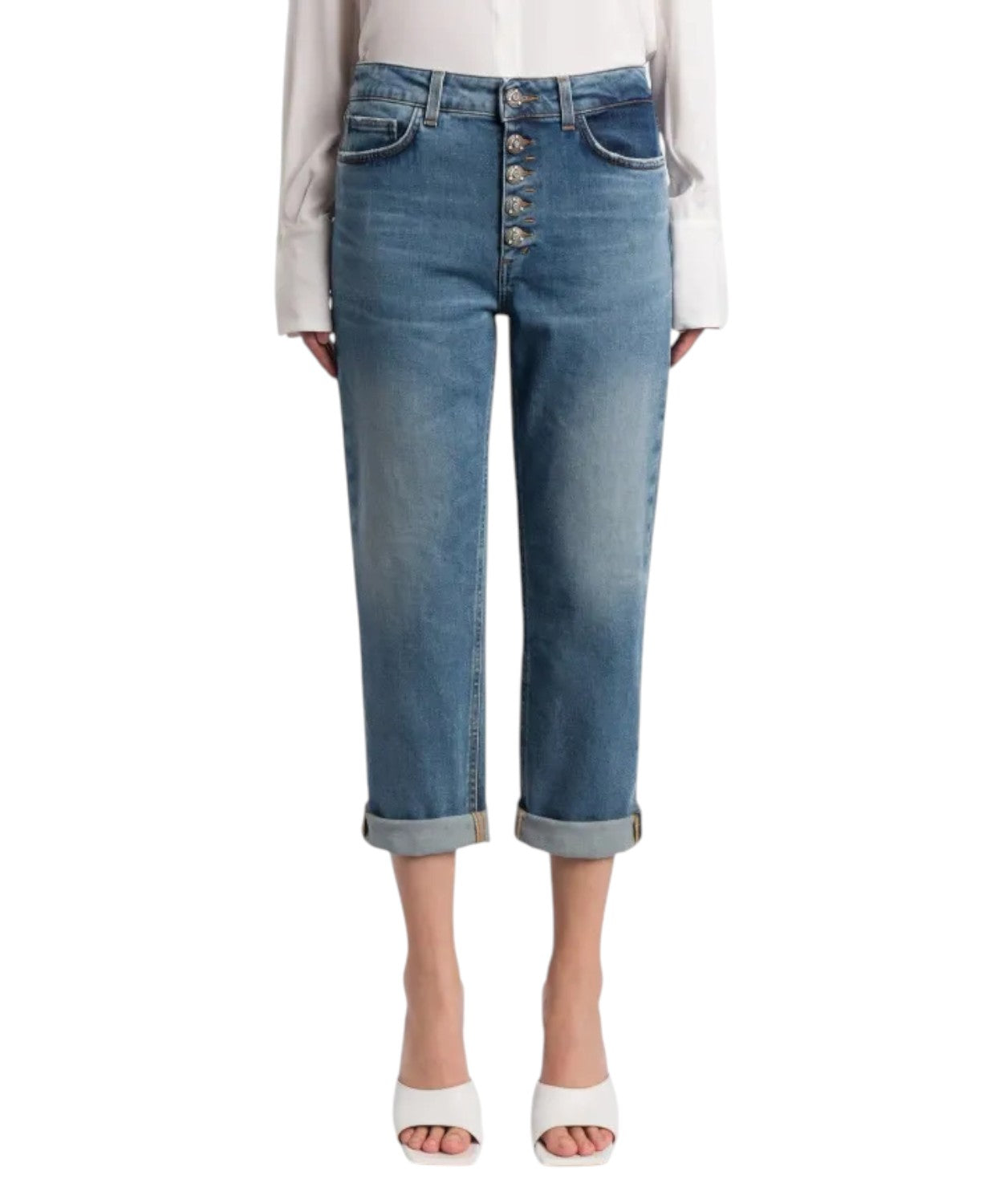 Dondup Koons Loose Fit Stretch Denim Jeans