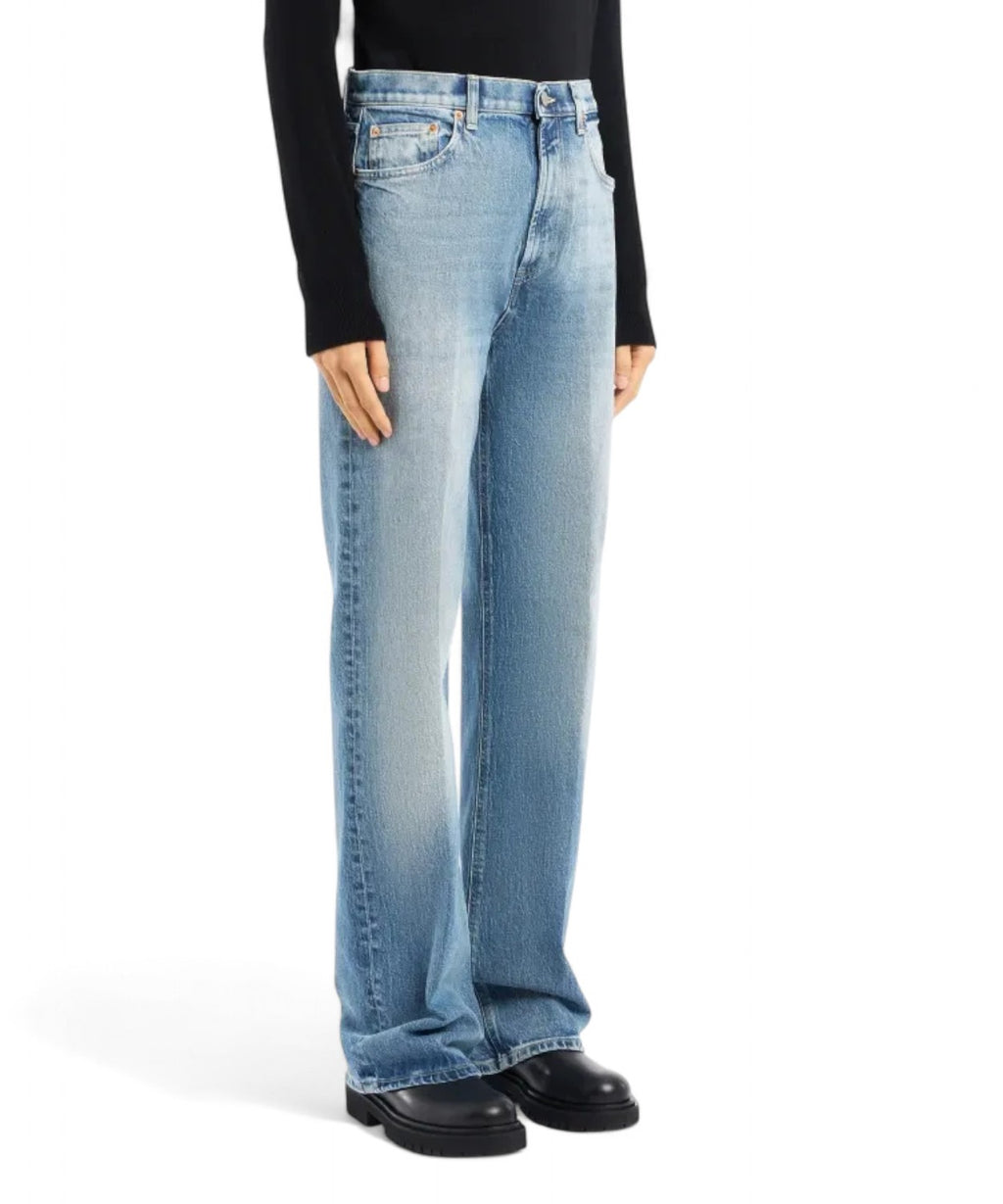 Jeans Francine Wide Leg Denim Stretch-Jeans-Dondup-Vittorio Citro Boutique