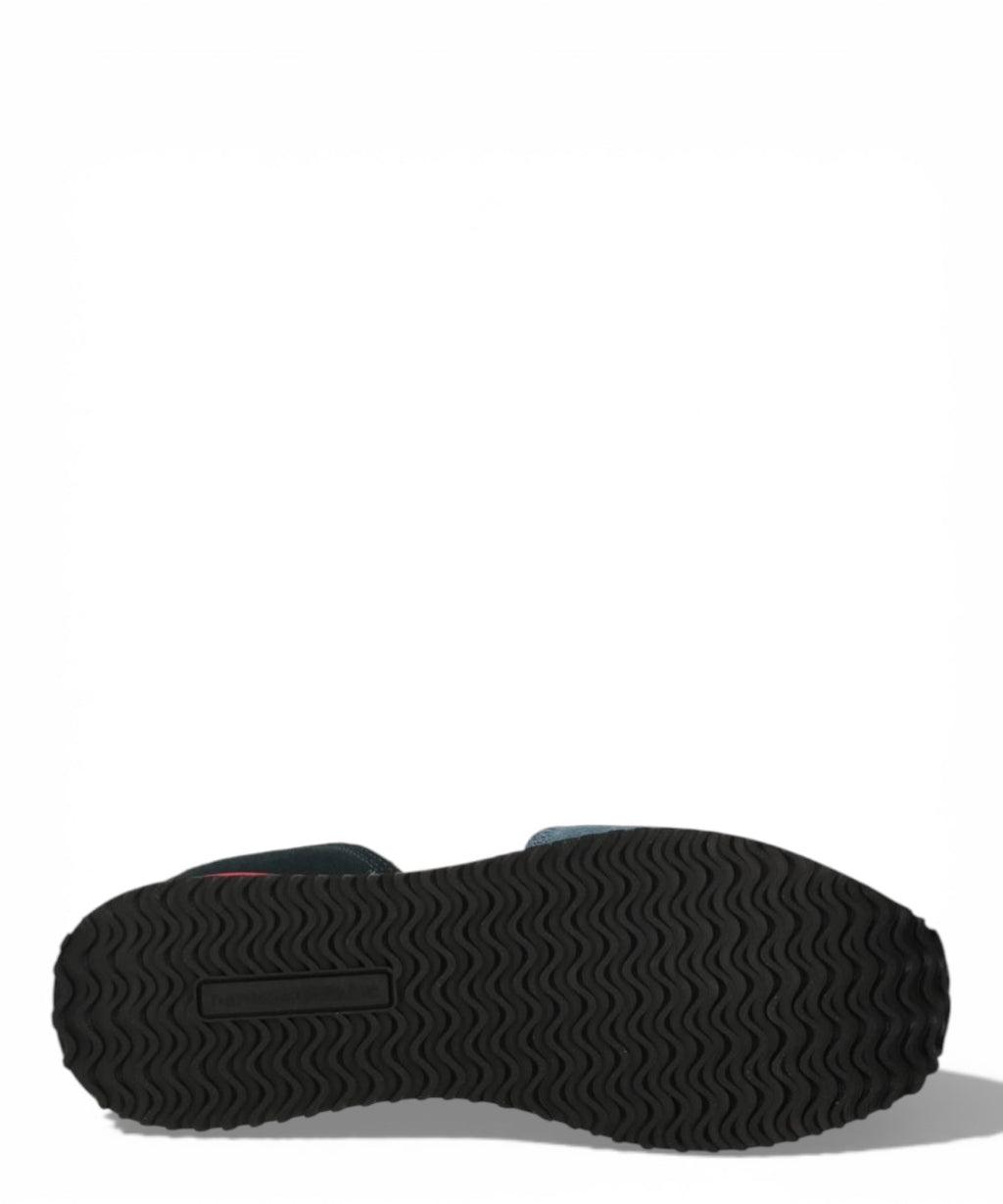 Men's Leather and Fabric Sneakers Harmont & Blaine
