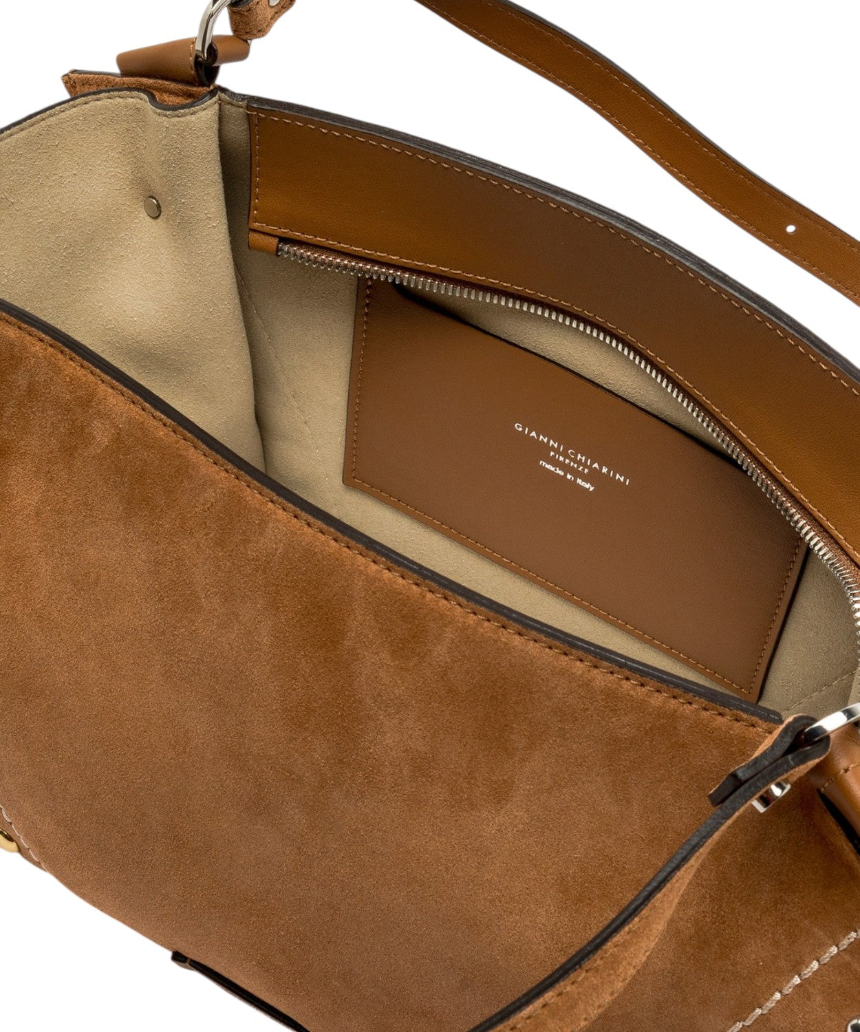 Gianni Chiarini Bloom Suede Leather Bag