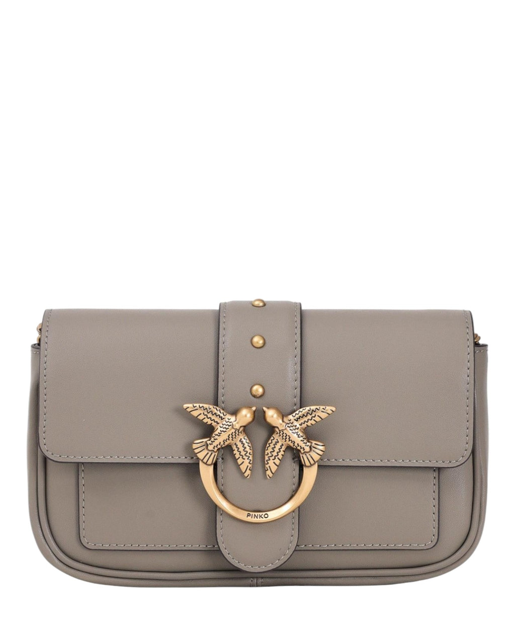 Pinko Love Bag One Crossbody Bag in Leather