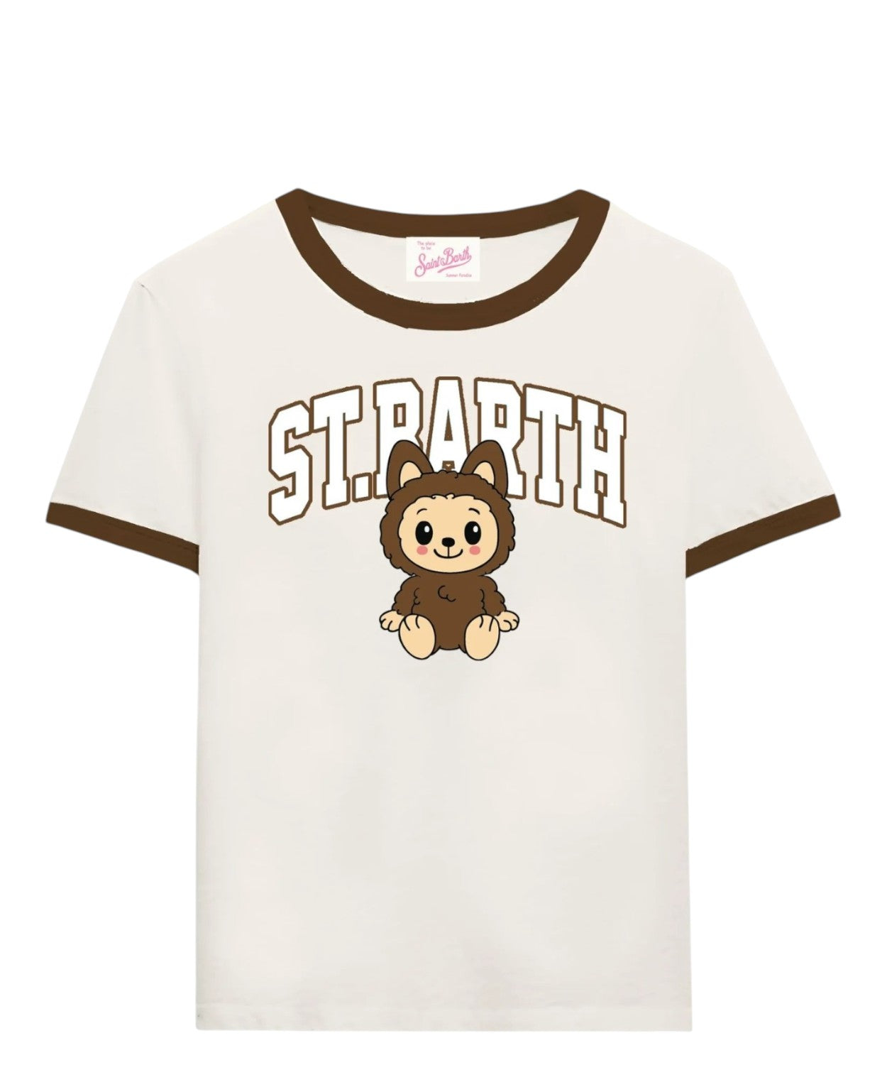 Emilie MC2 Saint Barth T-shirt with Labubu Print