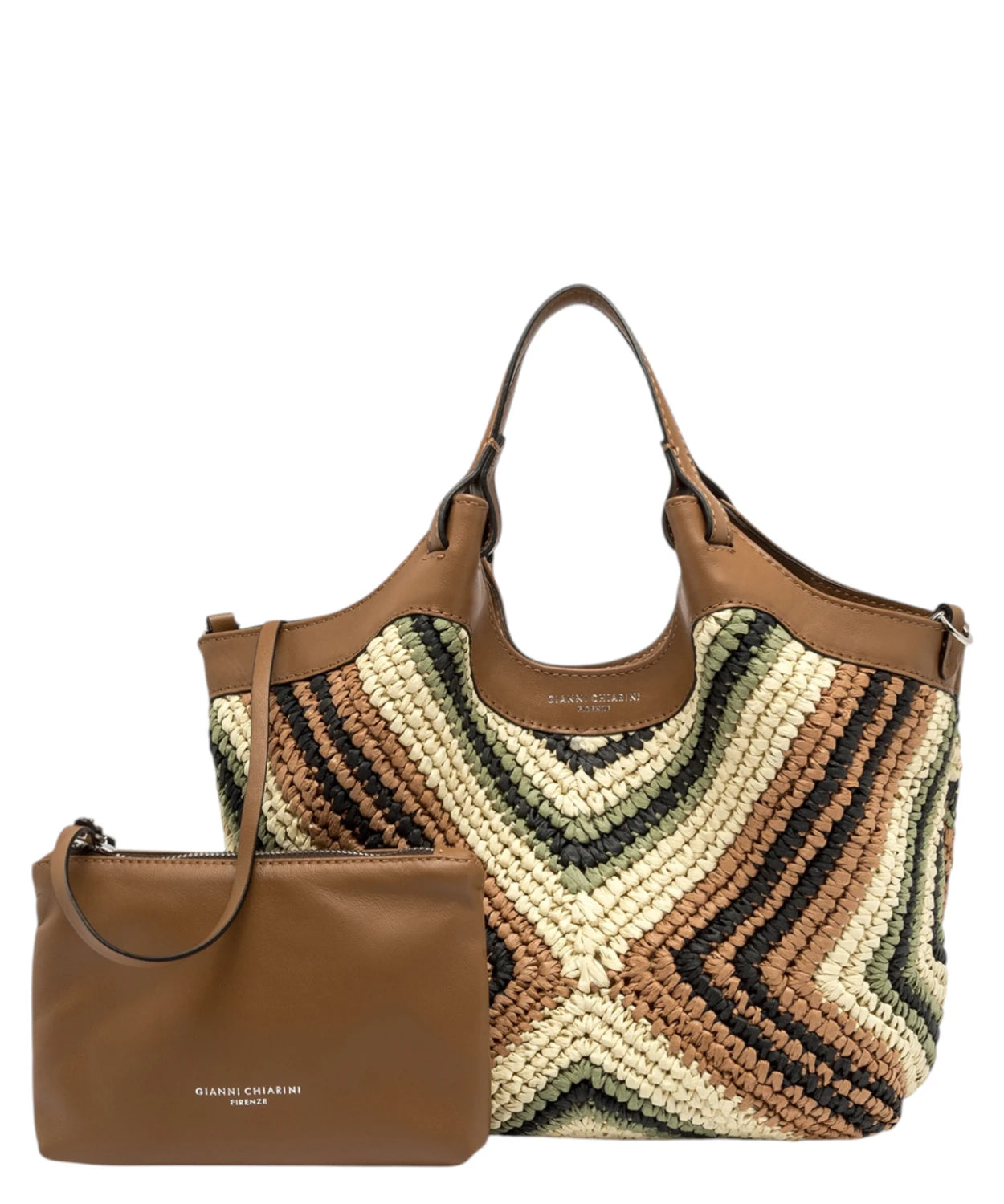 Borsa Paglia Intrecciata Gianni Chiarini DUA Mini