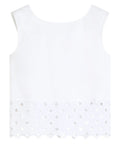 Max Mara Top Crop in stretchpopeline