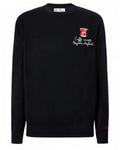 Maglione in misto cashmere con ricamo “Caffè Corretti Negroni Sbagliati”-Mc2 Saint Barth-Maglieria-Vittorio Citro Boutique