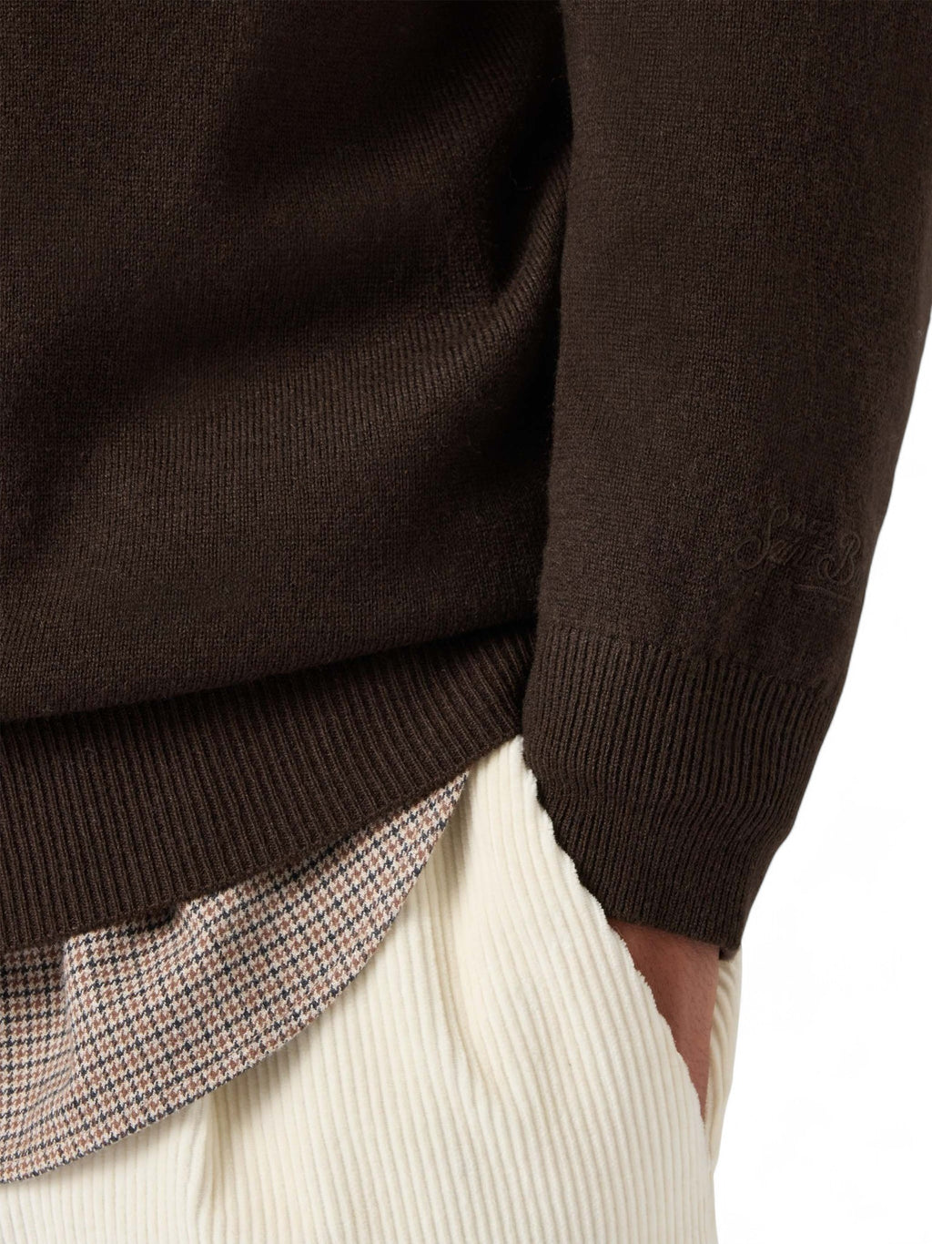 Maglione Regent Merino in lana e cashmere-Mc2 Saint Barth-Maglieria-Vittorio Citro Boutique