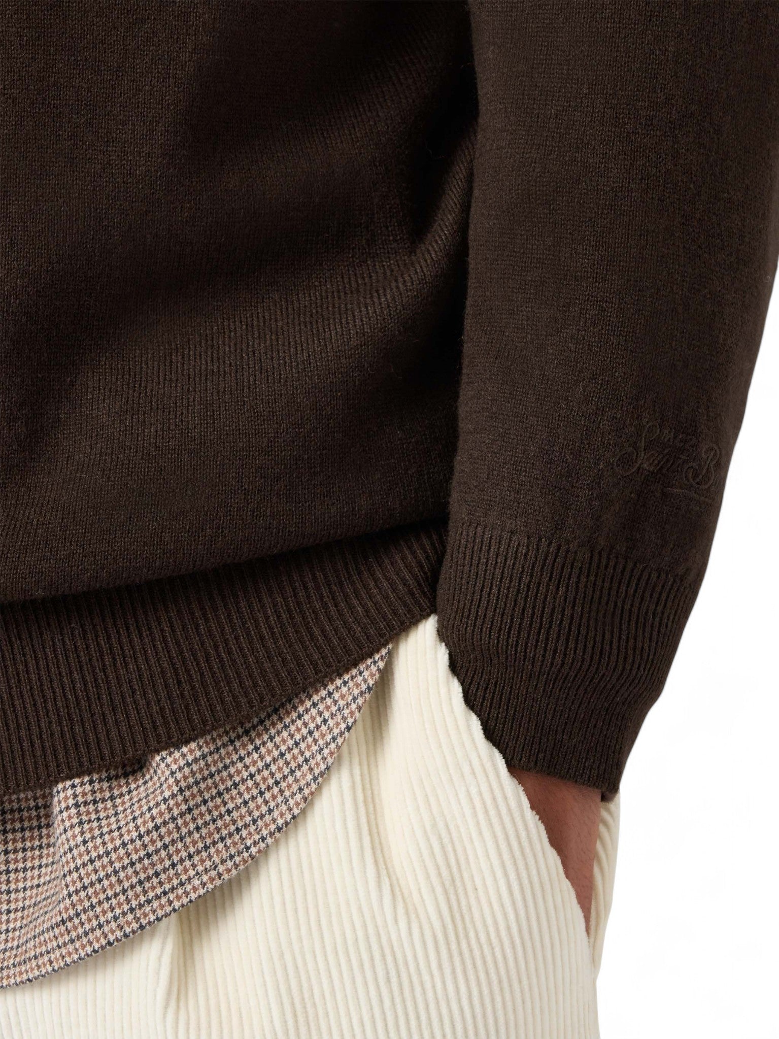 Maglione Regent Merino in lana e cashmere-Mc2 Saint Barth-Maglieria-Vittorio Citro Boutique