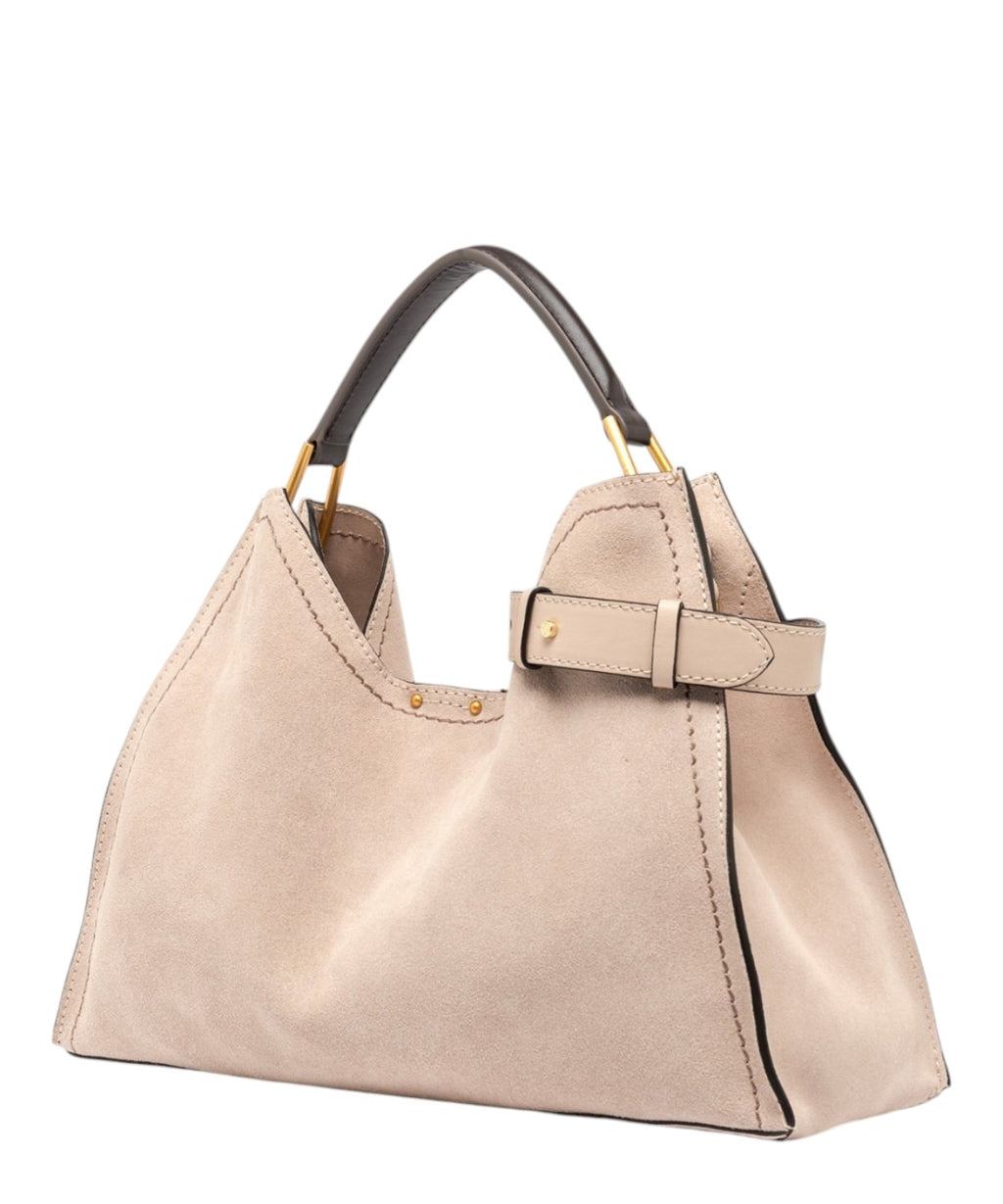 Aurora Big Bag Gianni Chiarini in suede leather
