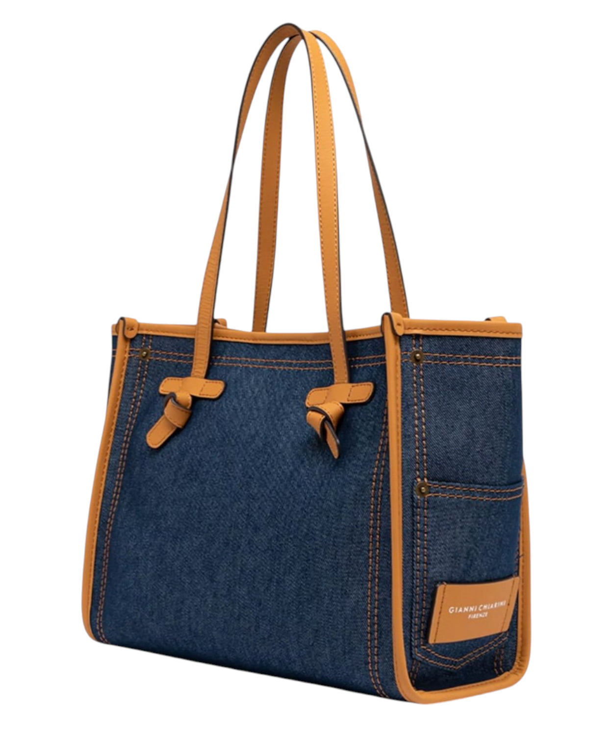 Borsa Marcella Gianni Chiarini in Denim e Pelle
