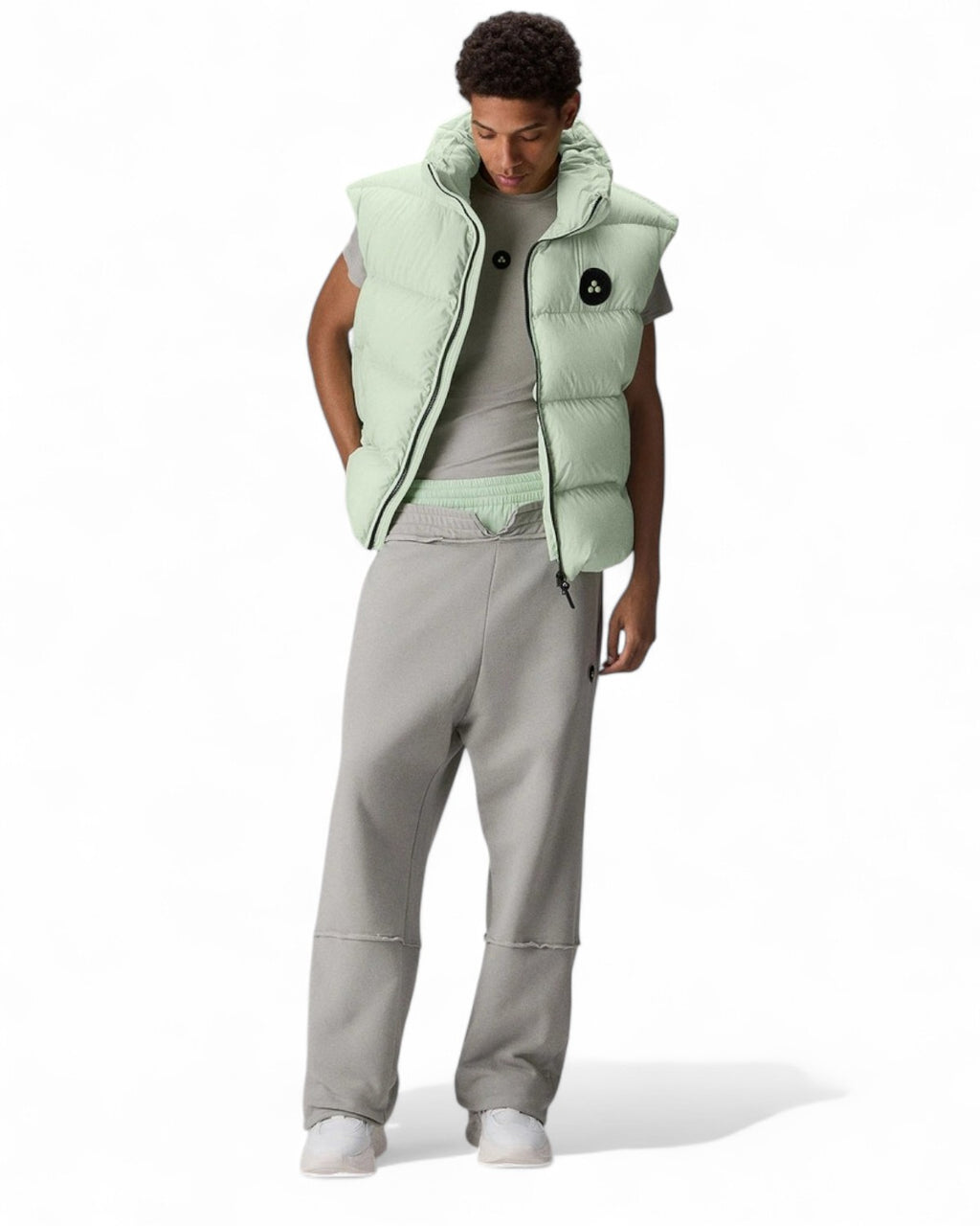Plurals x Tony Effe Gilet Puffer ICON ON in Nylon Opaco-Peuterey-Gilet-Vittorio Citro Boutique