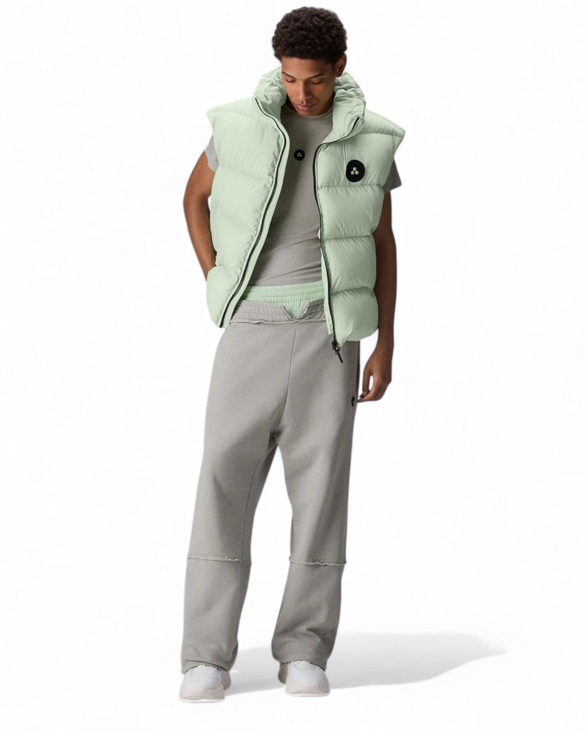 Plurals x Tony Effe Gilet Puffer ICON ON in Nylon Opaco-Peuterey-Gilet-Vittorio Citro Boutique