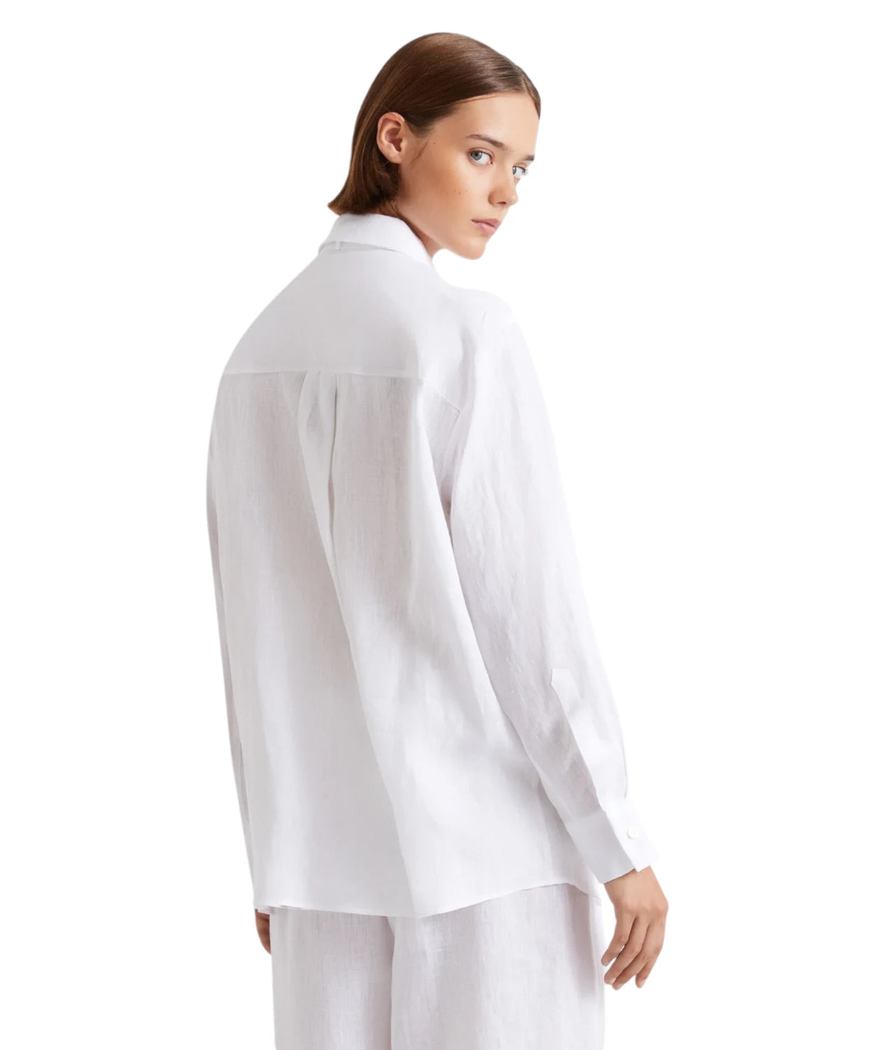 Camicia Marella EDITORE in Puro Lino con Sciarpina